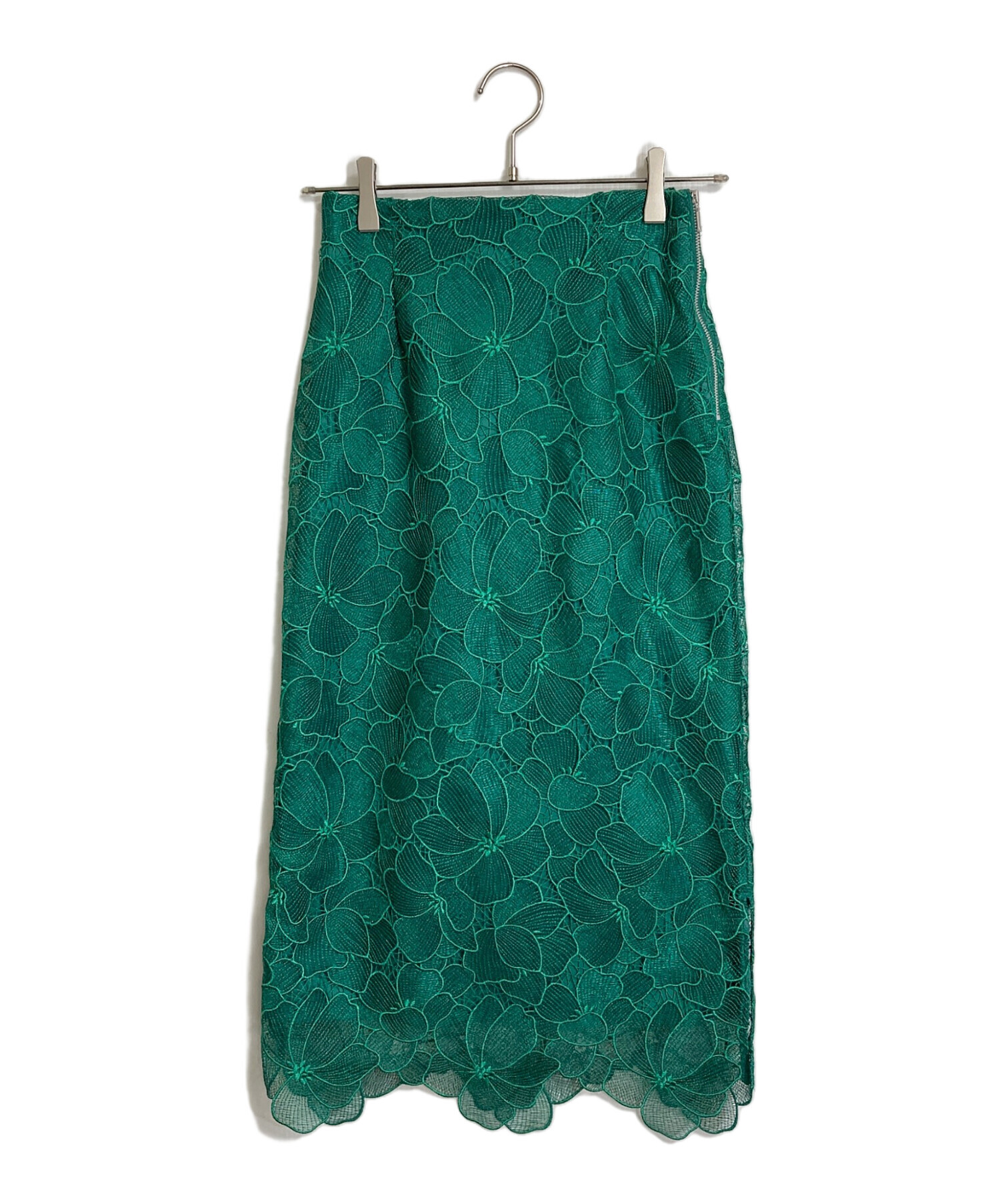 中古・古着通販】FRAY ID (フレイ アイディー) シアーラメフラワー  