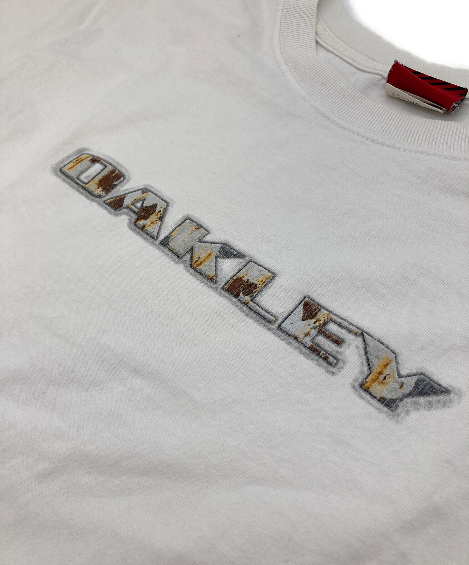 中古・古着通販】OAKLEY (オークリー) 【古着】90'SプリントTシャツ 赤