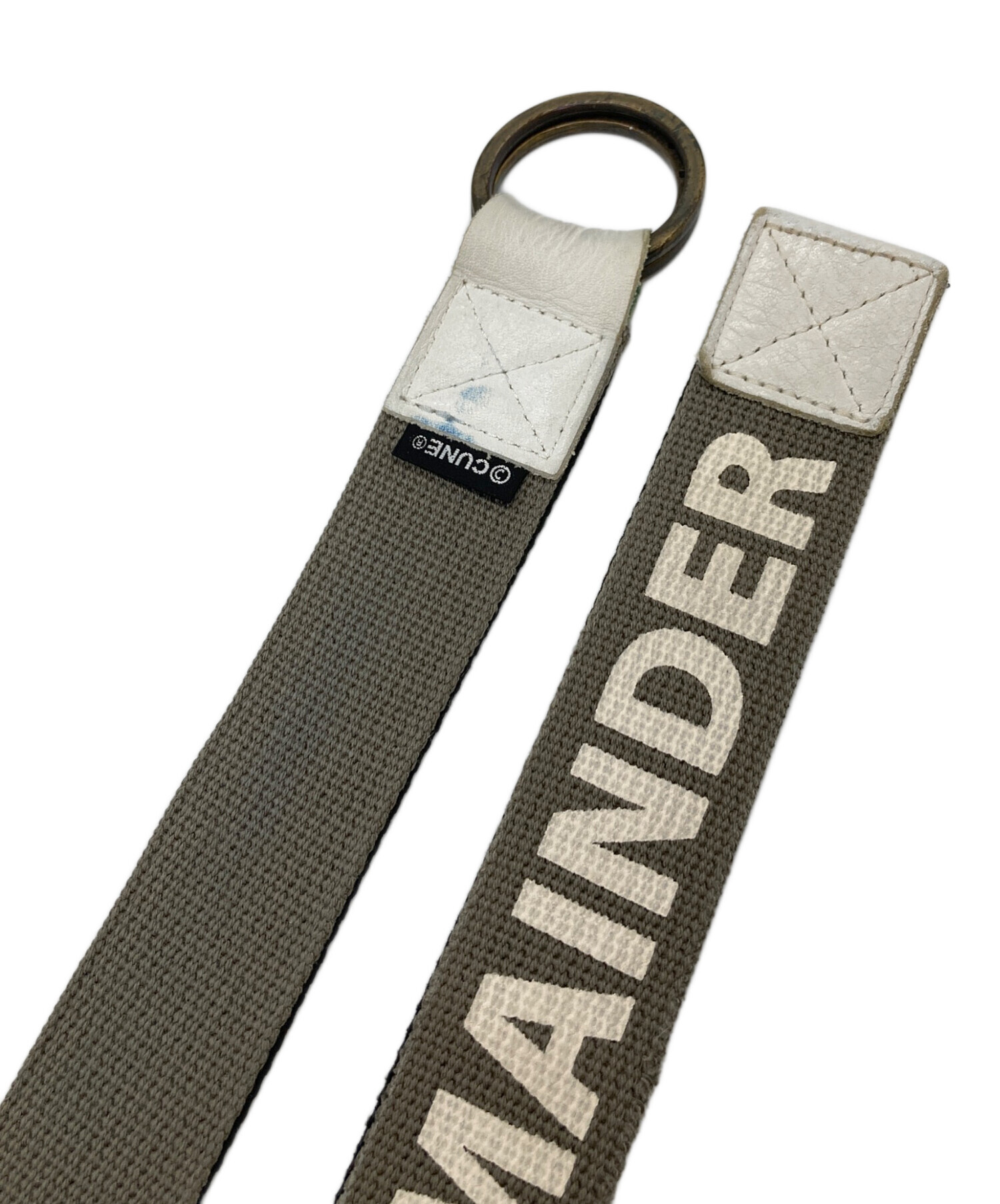 中古・古着通販】CUNE (キューン) ガチャベルト ブラック サイズ:実寸