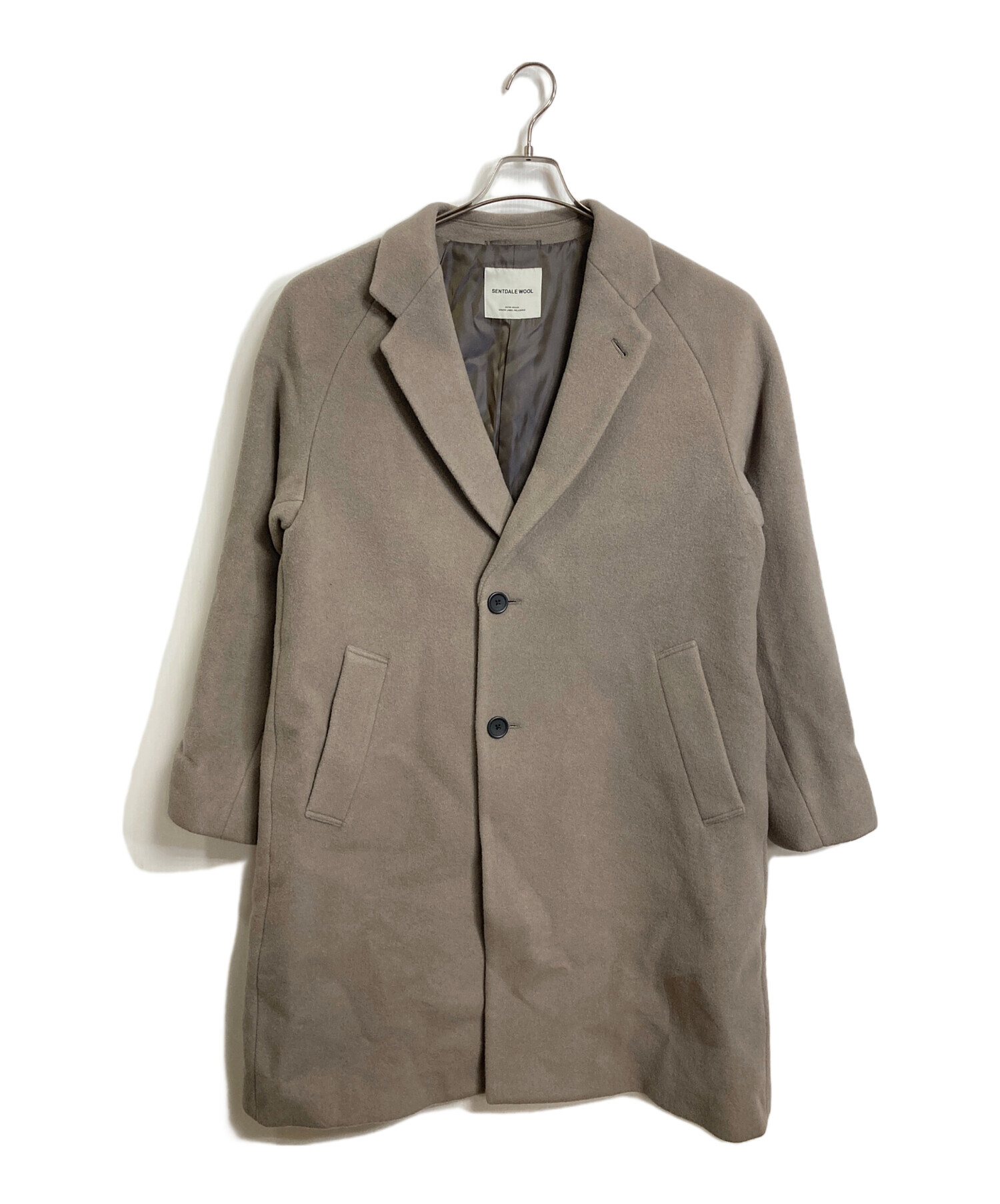 【未使用】SENTDALE WOOL チェスターコート　L green label relaxing（グリーンレーベルリラクシング）の「SENTDALE