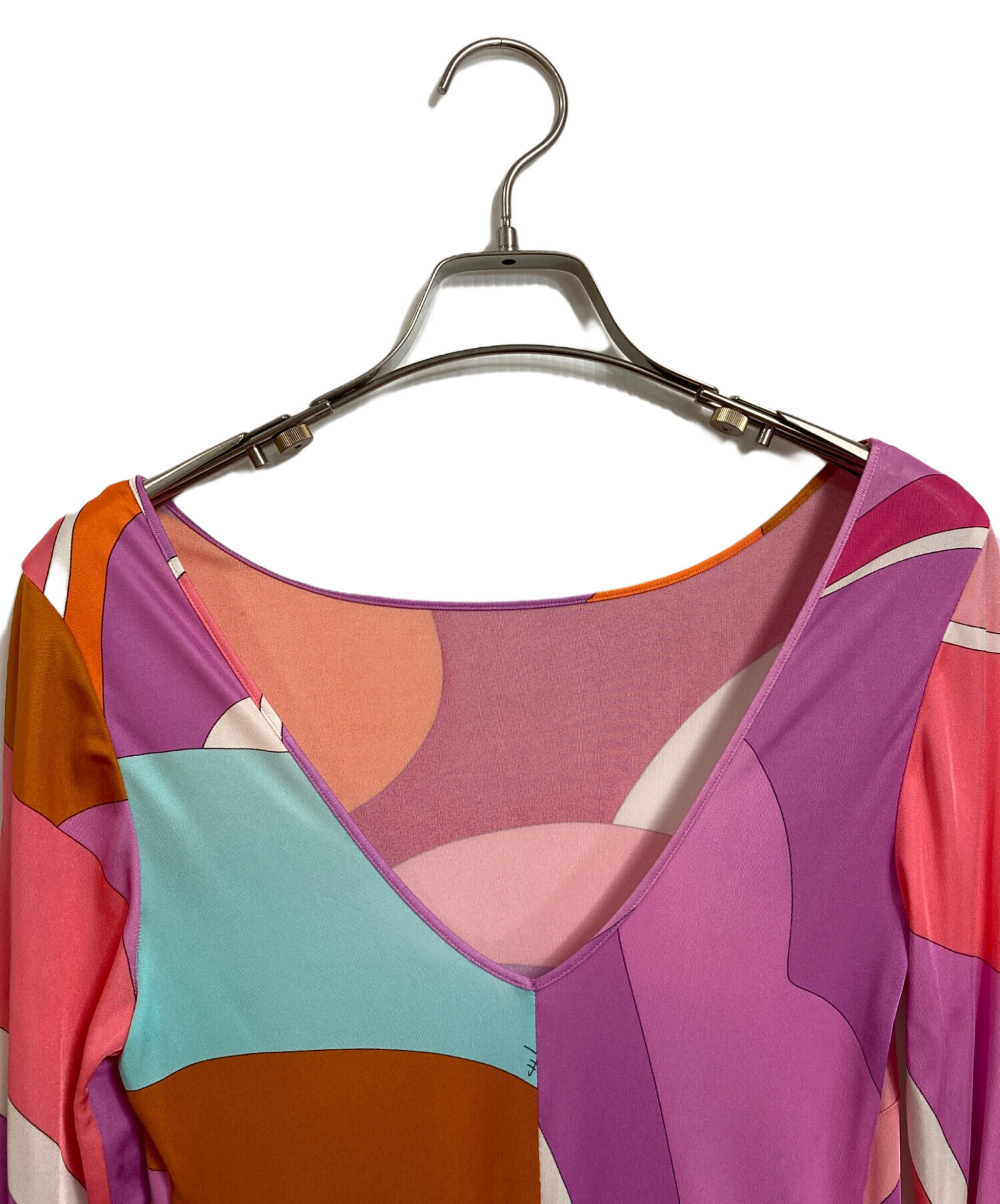 中古・古着通販】Emilio Pucci (エミリオ プッチ) 幾何学柄ワンピース 