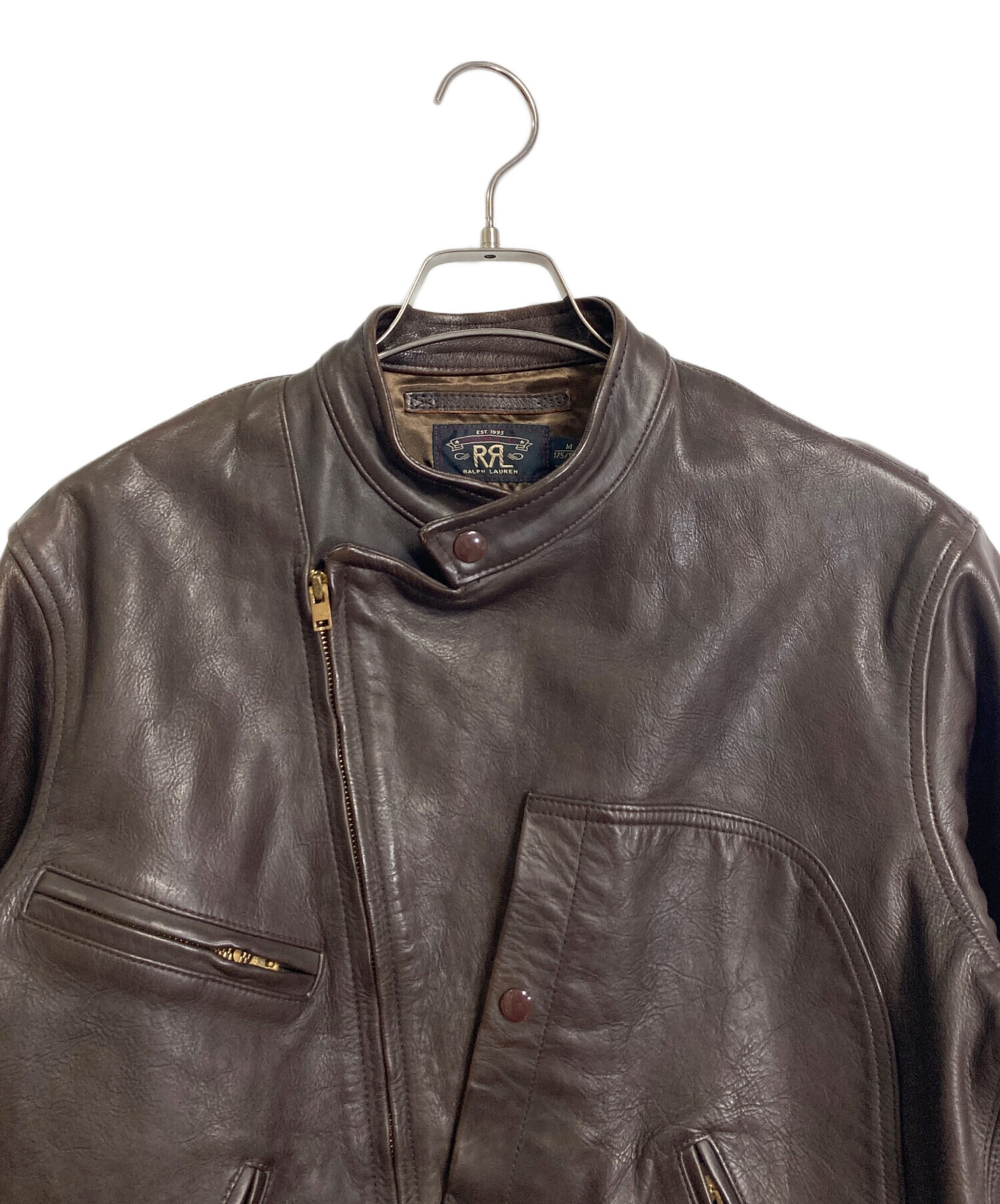 中古・古着通販】RRL (ダブルアール) アビエイター ベインズ カーフ