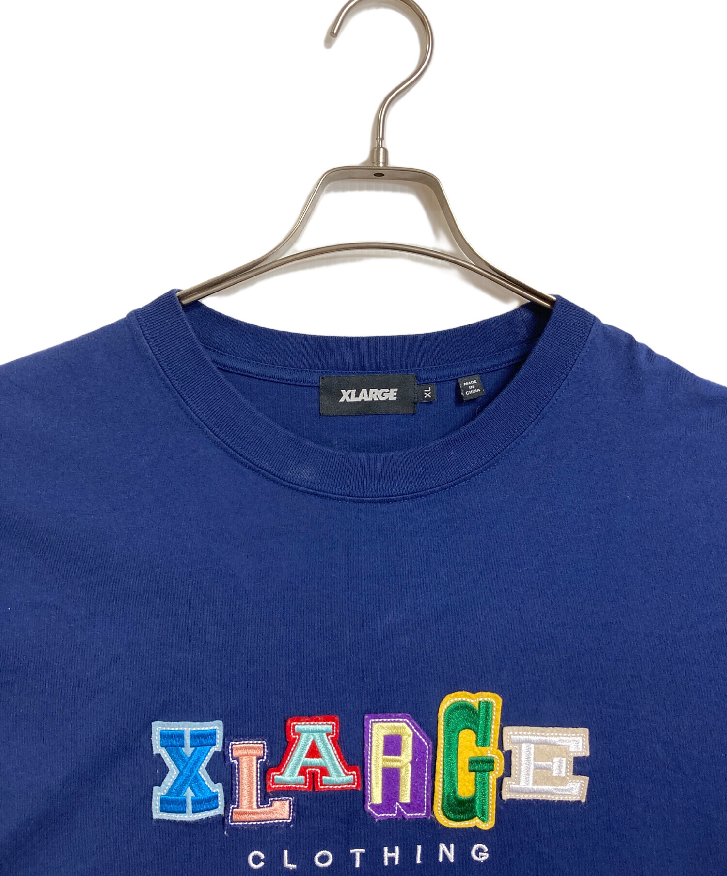 中古・古着通販】X-LARGE (エクストララージ) ワッペンロゴTシャツ 
