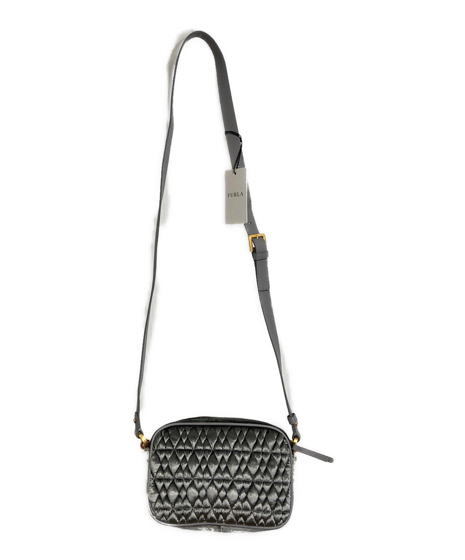 FURLA　2WAY ショルダーバッグ　キルティング　ハンドバッグ 中古・古着通販】FURLA (フルラ) 2WAYショルダーバッグ ハンドバッグ