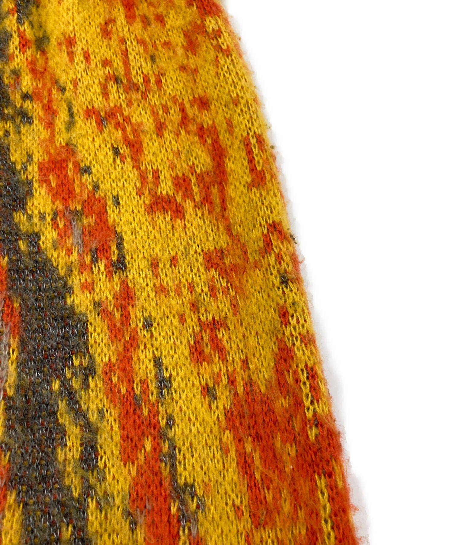 中古・古着通販】AMERI (アメリ) UND RUST ART KNIT SKIRT オレンジ