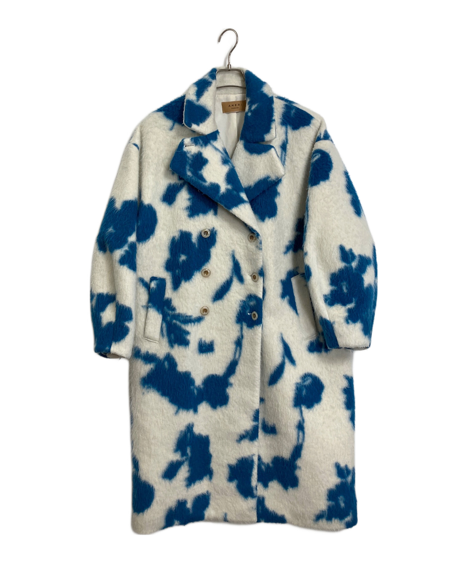 中古・古着通販】Ameri (アメリ) AMERI UND SHADOW FLOWER WOOL COAT P