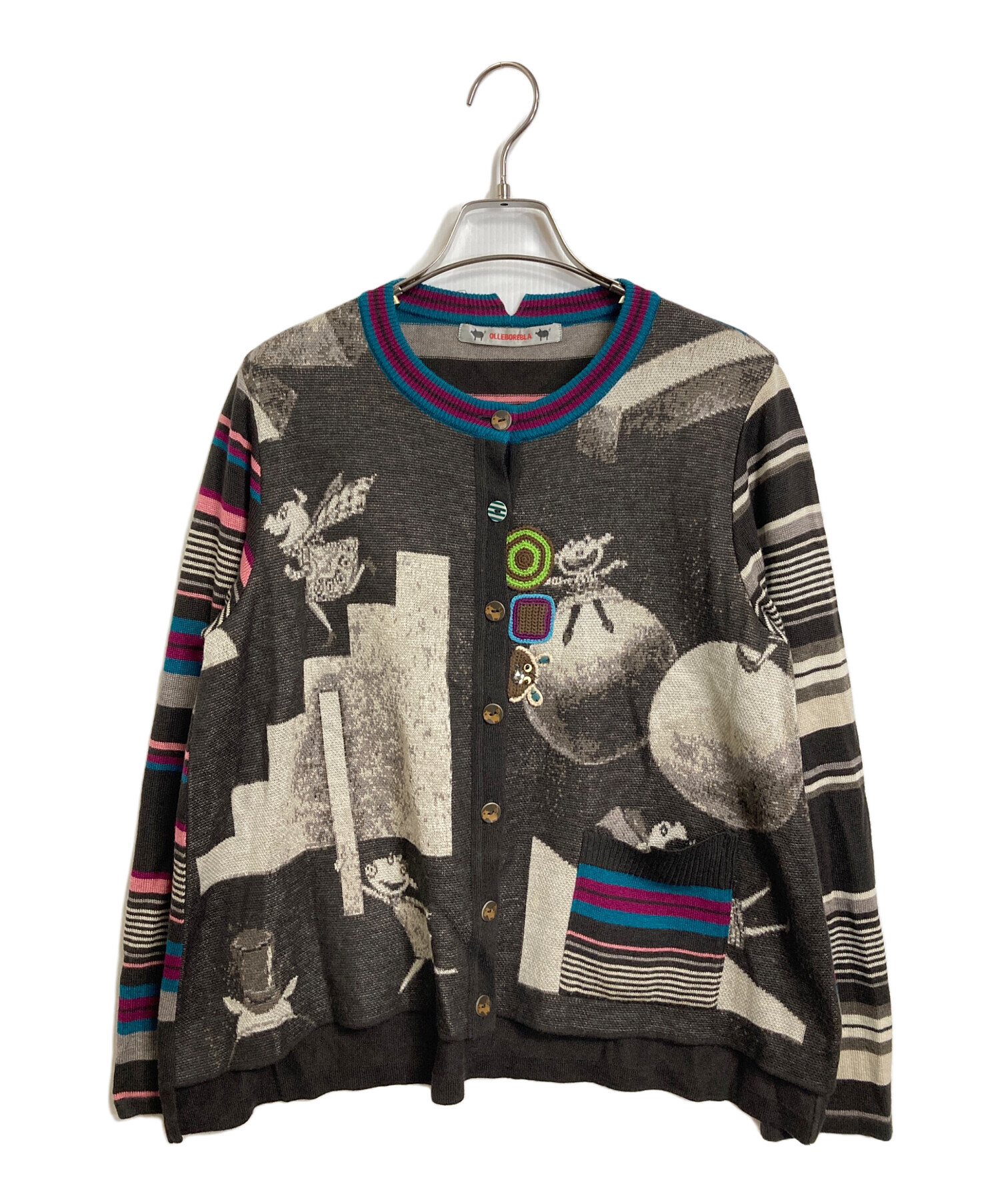 中古・古着通販】OLLEBOREBLA (アルベロベロ) ブタさんモチーフ刺繍