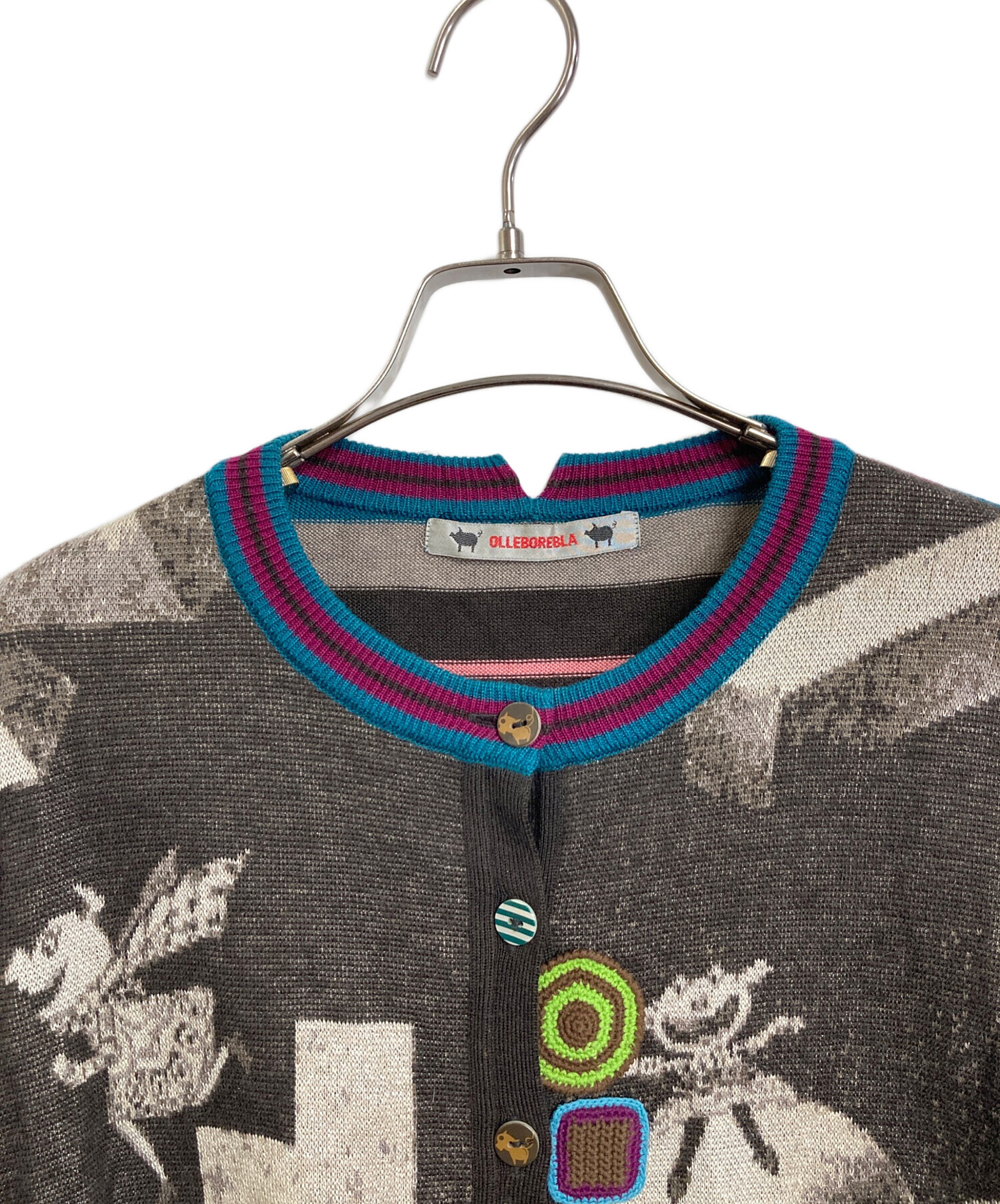 中古・古着通販】OLLEBOREBLA (アルベロベロ) ブタさんモチーフ刺繍
