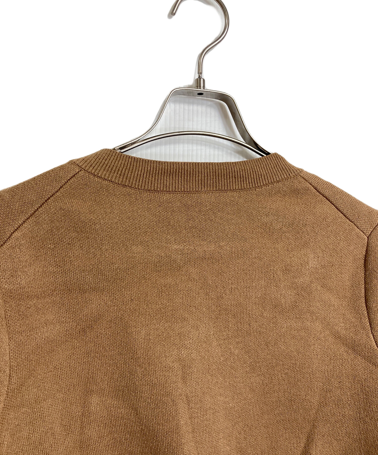 NOBLE ダブル編みカーディガン NOBLE ノーブル ダブル編みショート