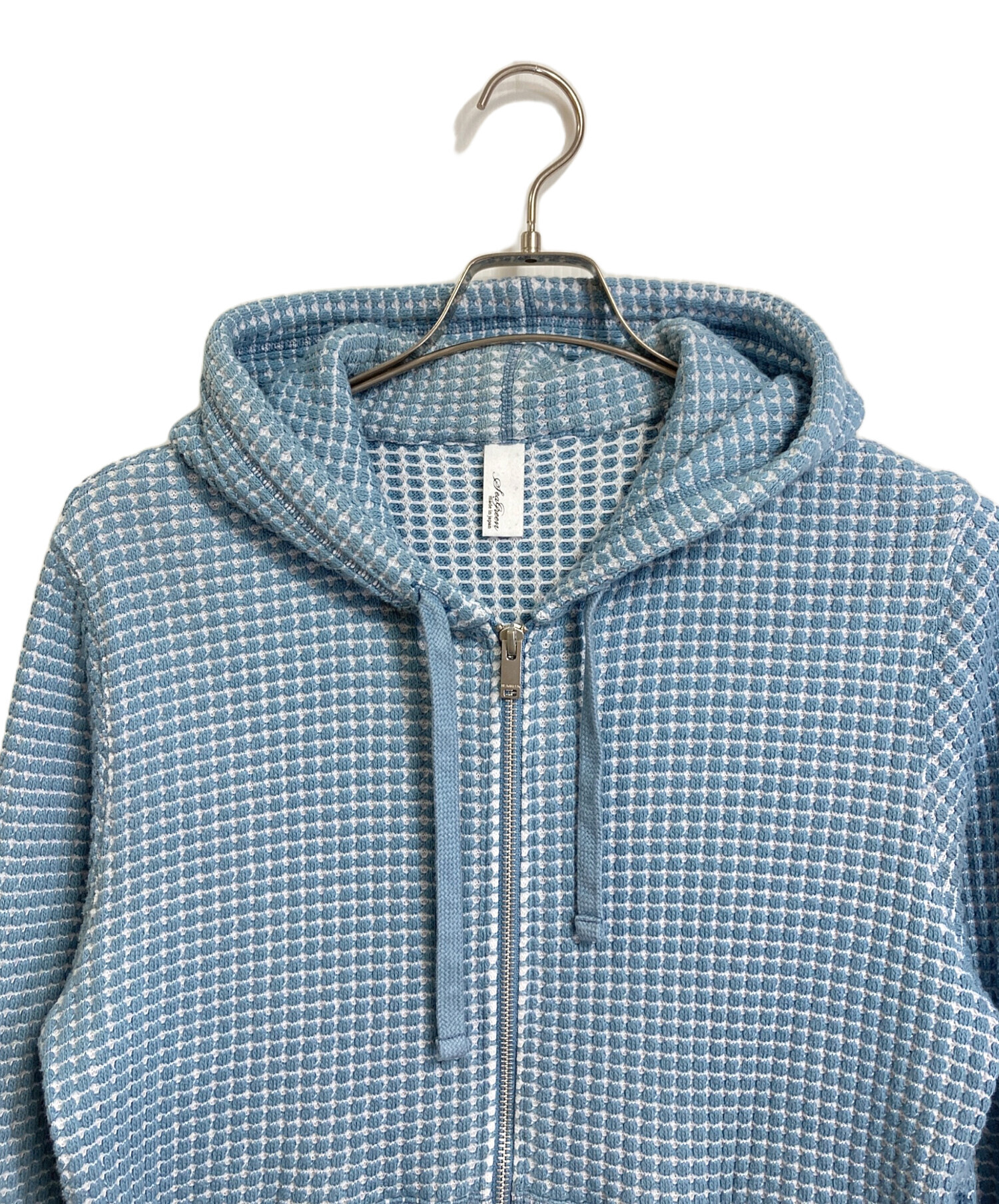 中古・古着通販】Seagreen (シーグリーン) BIG WAFFLE hoodie 中古・古着通販】Seagreen (シーグリーン) BIG WAFFLE hoodie