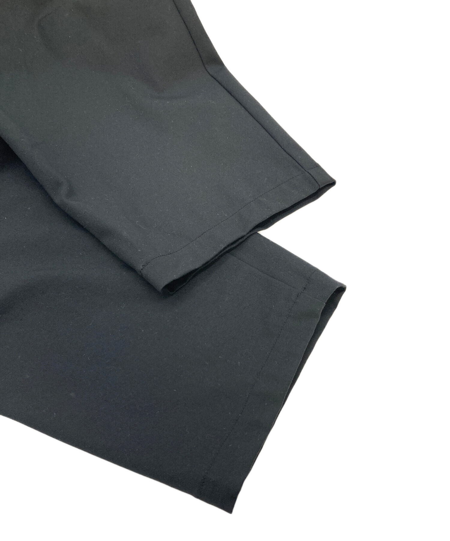 極美品　TRAVAIL MANUEL T/Cツイル ズートパンツ　M　ブラック TRAVAIL MANUEL｜T/Cツイル ズートパンツ 532002-mn - Piu di