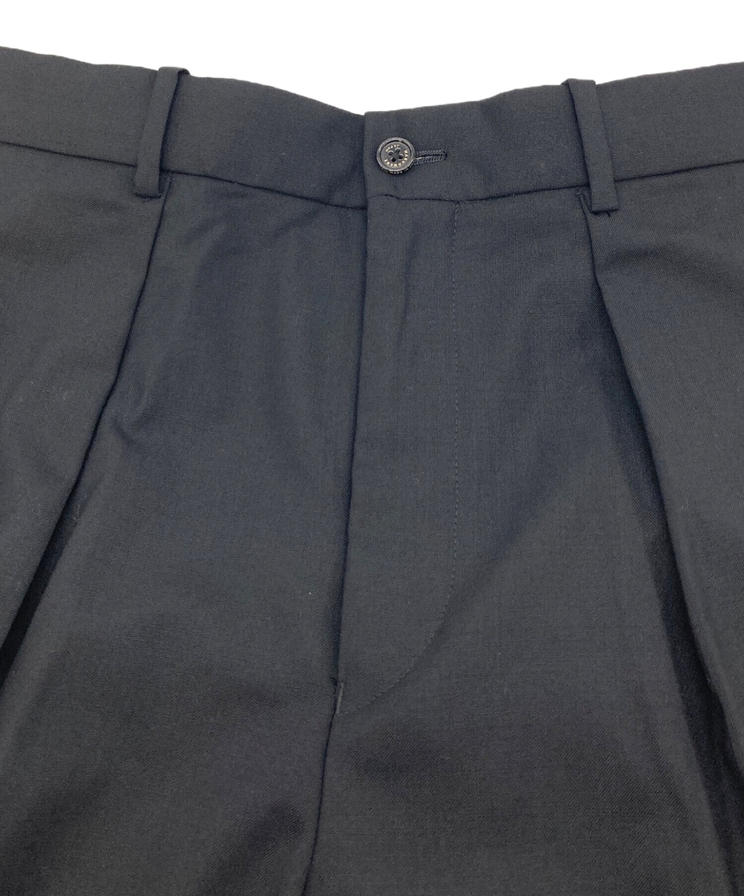 中古・古着通販】MARKAWARE (マーカウェア) ウールパンツ PEGTOP 