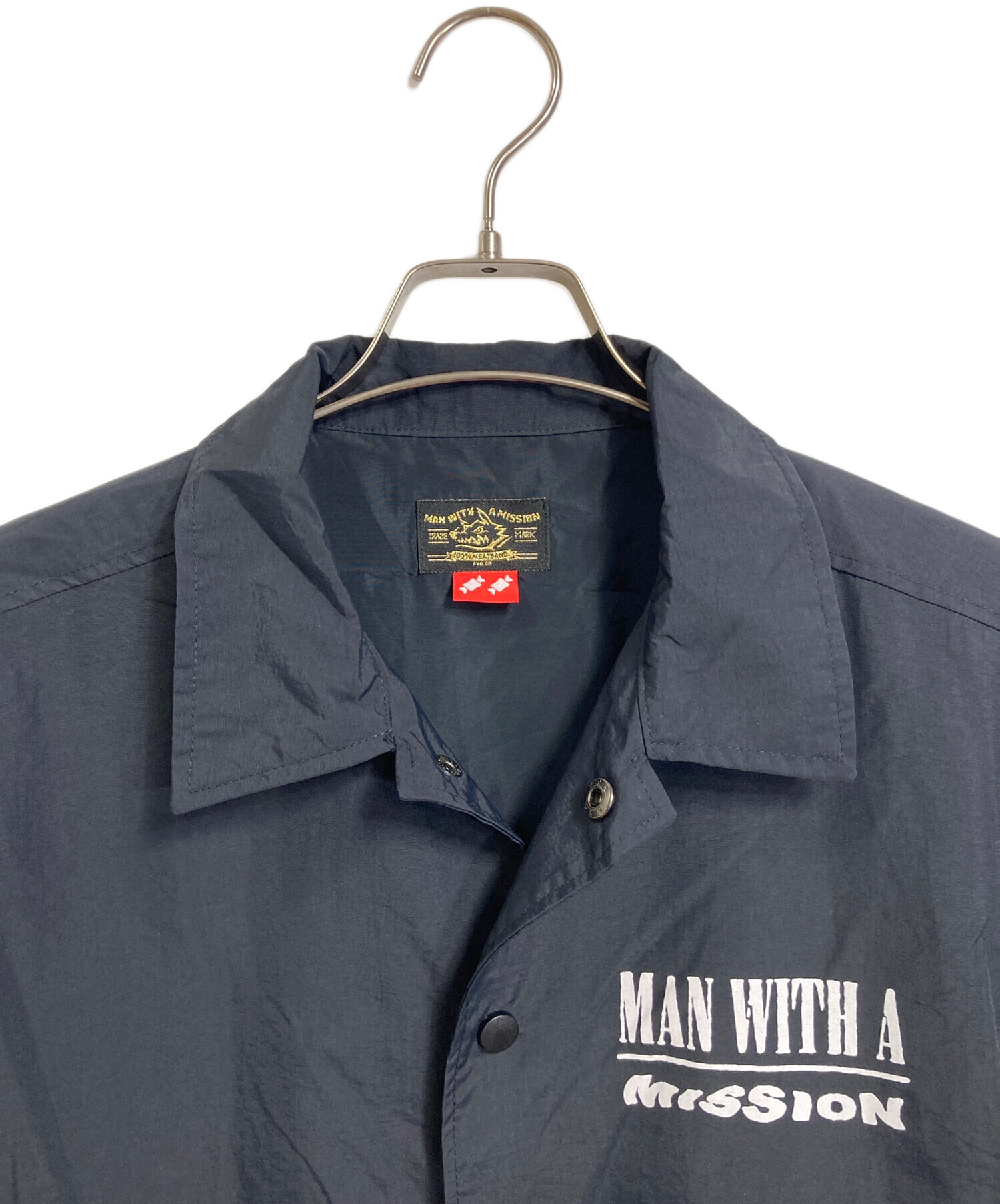 MAN WITH A MISSIONスメルライクイイ肉コーチジャケット　Sサイズ MAN WITH A MISSIONスメルライクイイ肉コーチジャケット Sサイズ