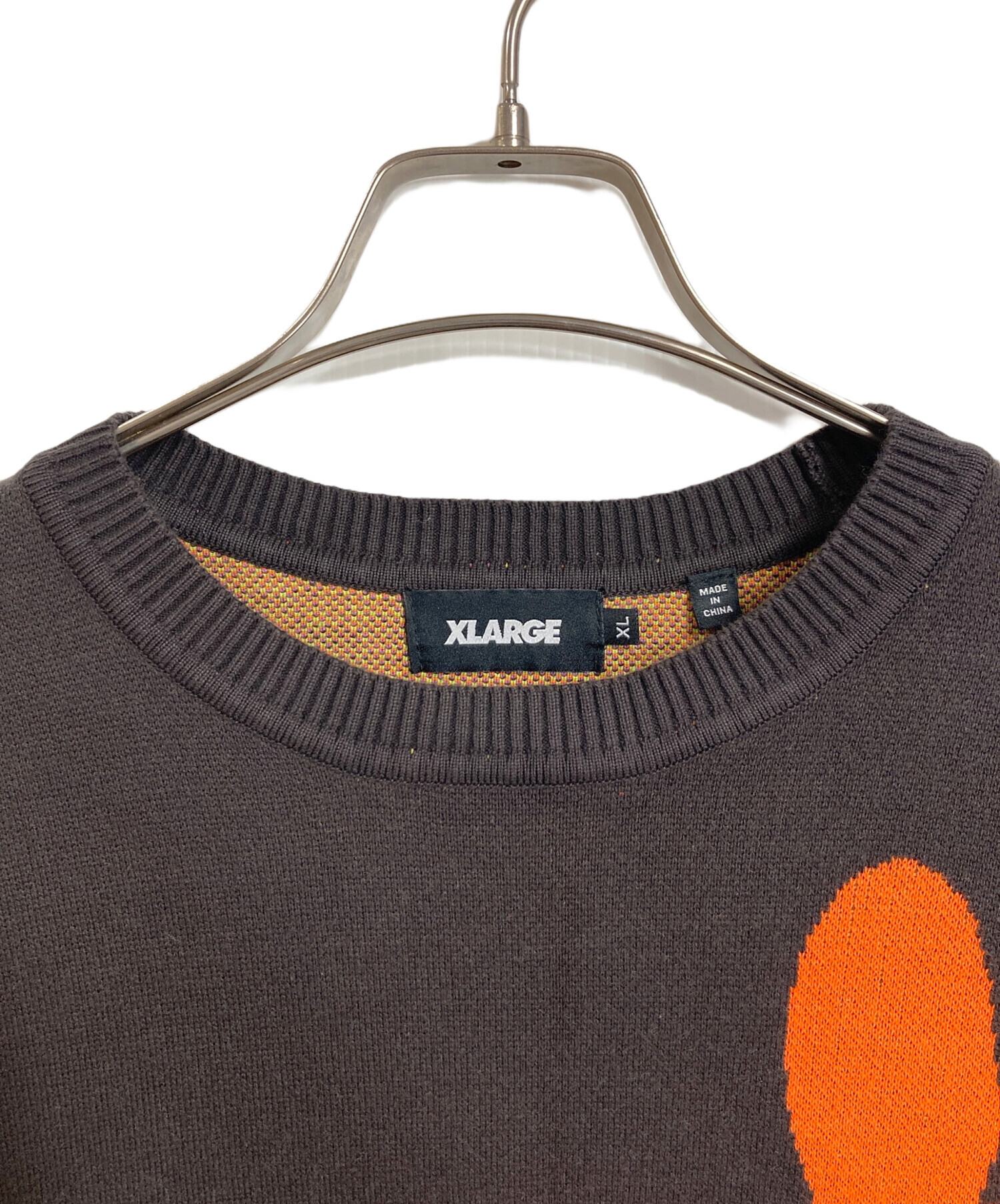 中古・古着通販】X-LARGE (エクストララージ) PEACE JACQUARD KNIT 