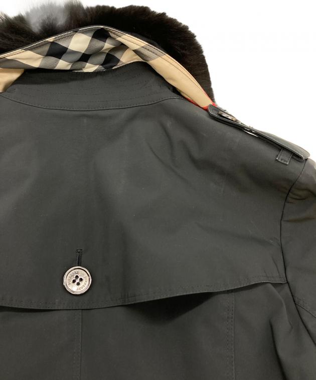 【美品】BURBERRY LONDON ライナーファー付きトレンチコート 40 中古・古着通販】BURBERRY LONDON (バーバリーロンドン) フォックス