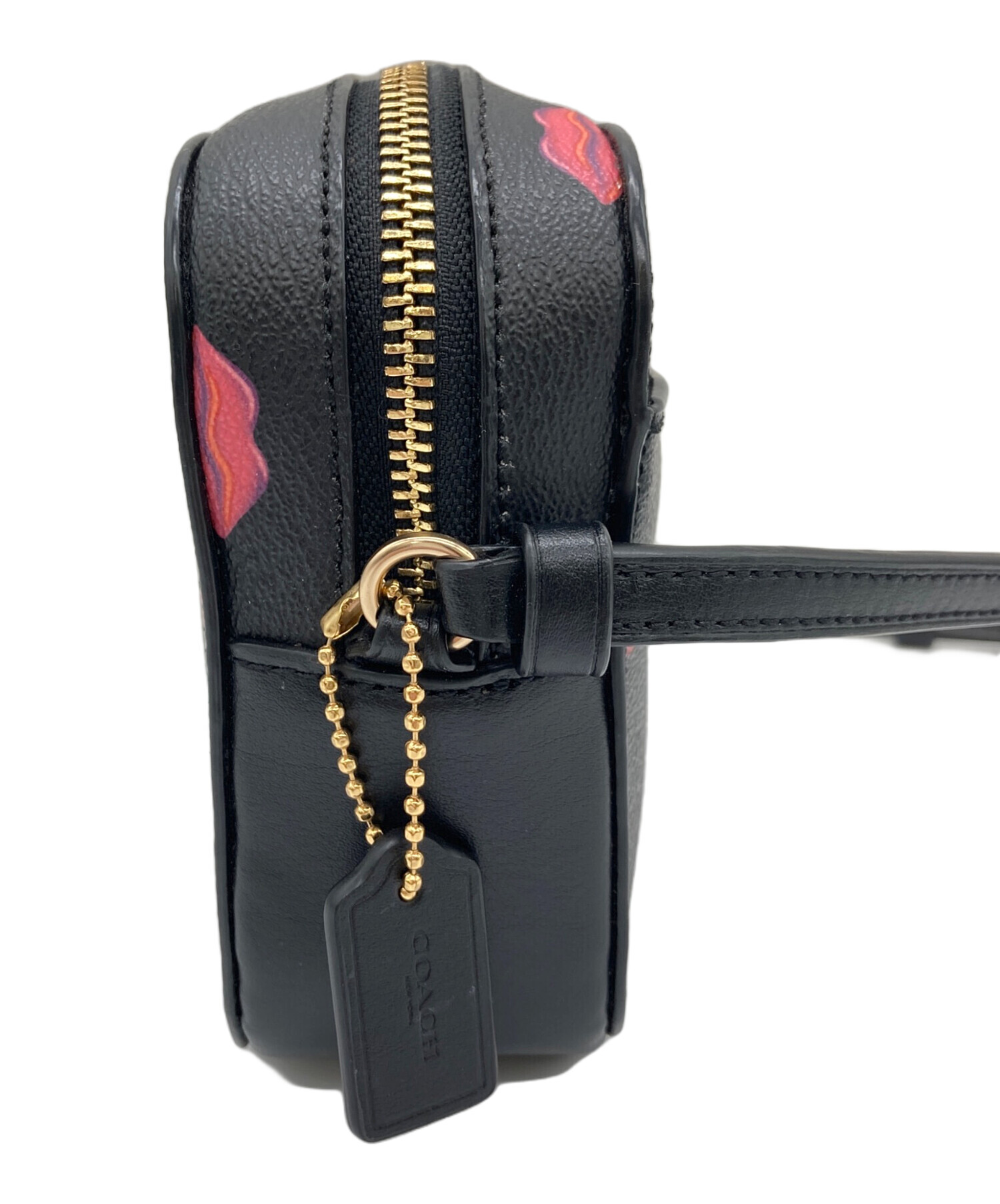 中古・古着通販】COACH (コーチ) リップデザインショルダーバッグ 
