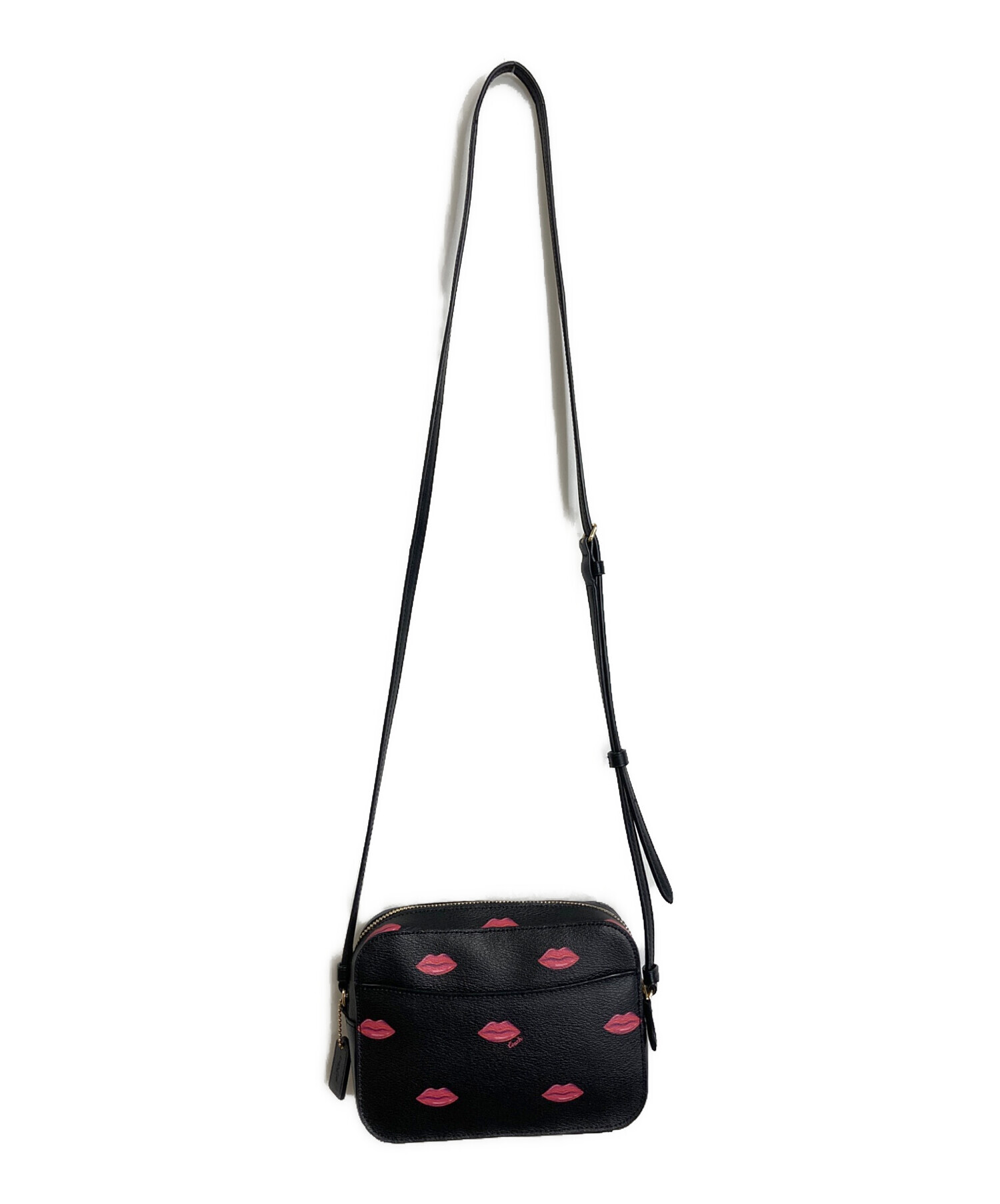中古・古着通販】COACH (コーチ) リップデザインショルダーバッグ 
