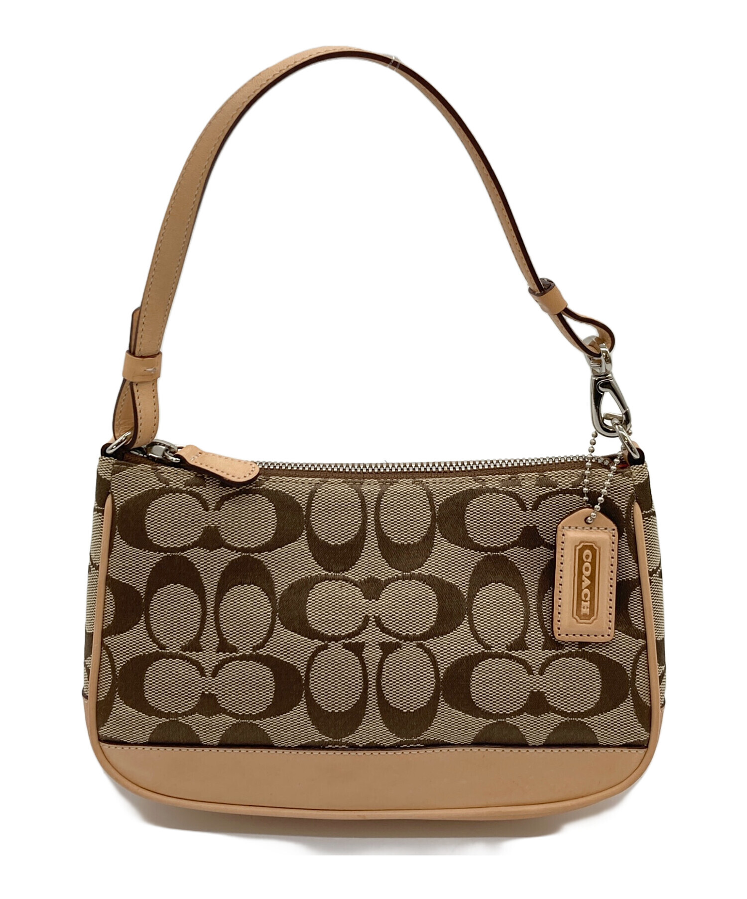 中古・古着通販】COACH (コーチ) シグネチャーハンドバッグ ミニバッグ 