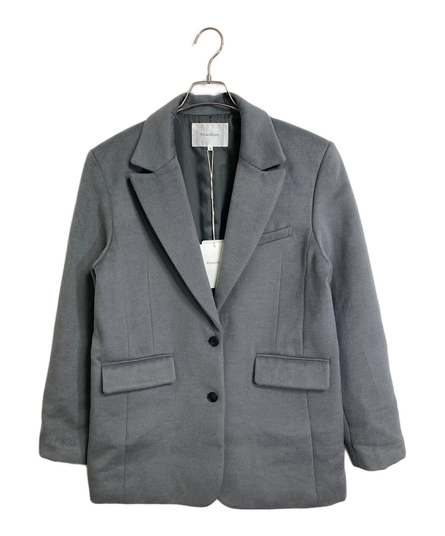 crewr テーラードジャケット サイズ3 グレー系 中古・古着通販】Rirandture (リランドチュール) オーバーサイズ