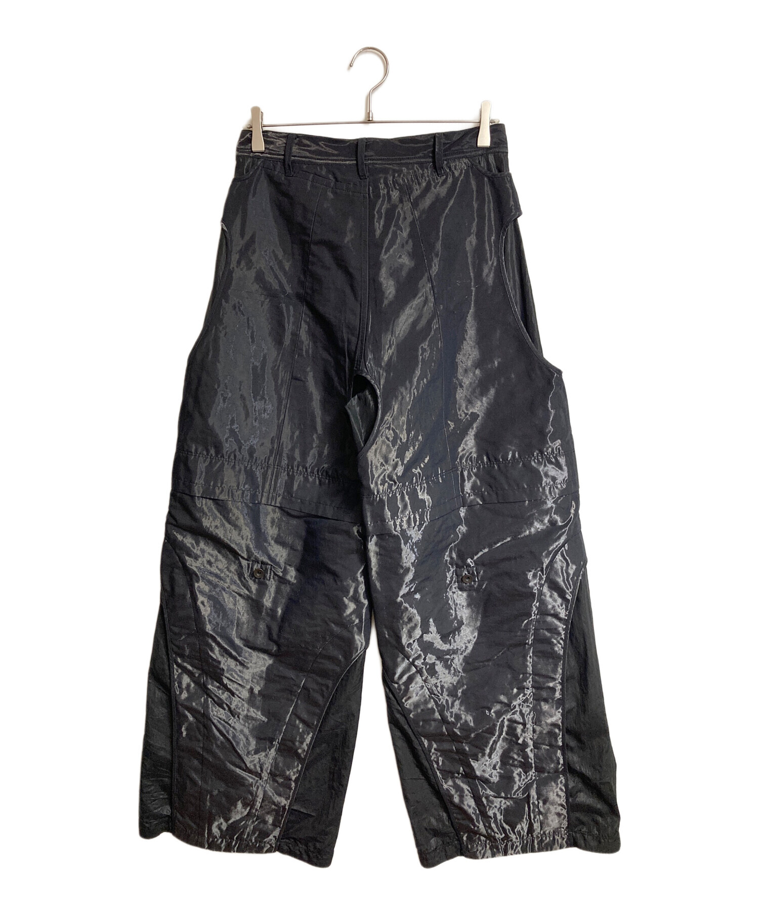 試着のみ！ ユリウス フライトパンツ 24コレクション S相当 中古・古着通販】JULIUS (ユリウス) 24SS メカニカルワイドパンツ