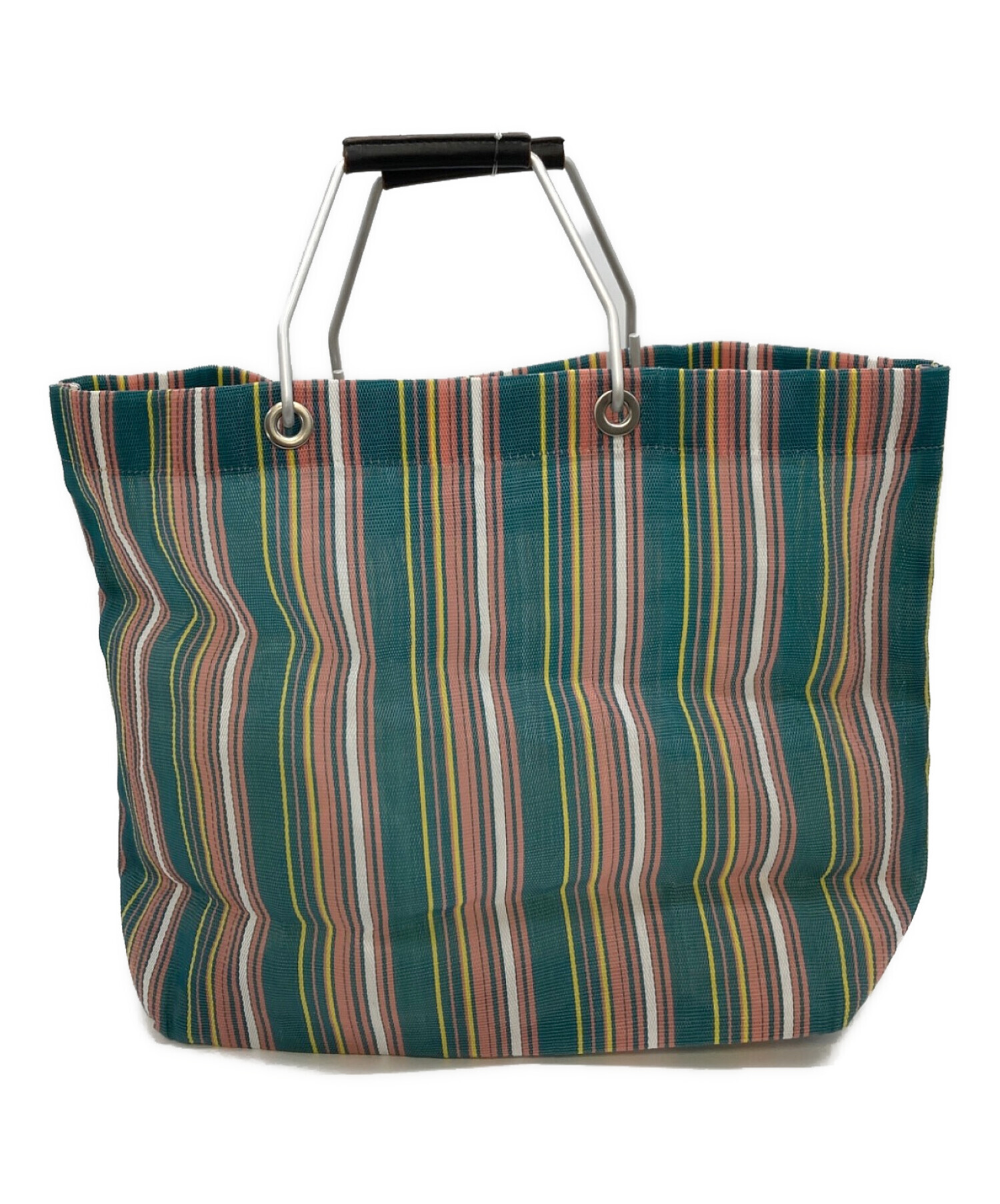 中古・古着通販】MARNI (マルニ) マーケット ストライプトートバッグ 