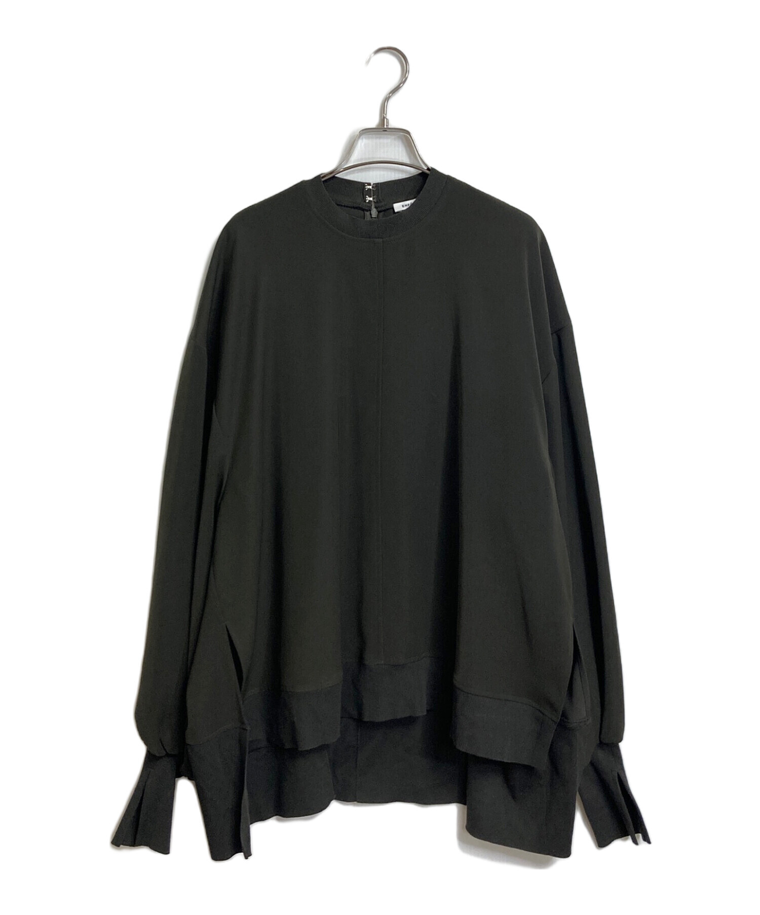 ENFOLD/エンフォルド】ダブルサテン リブブラウス ENFOLD/エンフォルド】ダブルサテン リブブラウス 【公式通販】