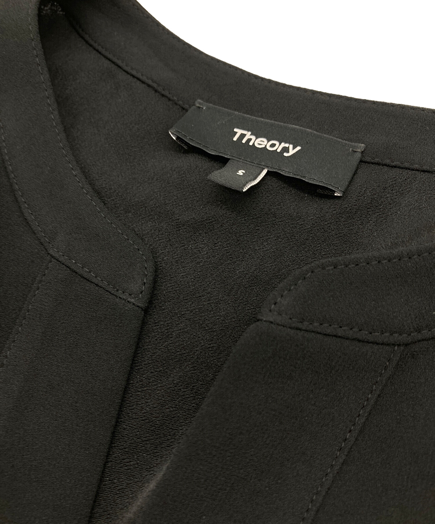 中古・古着通販】theory (セオリー) ノースリーブブラウス スキッパー 