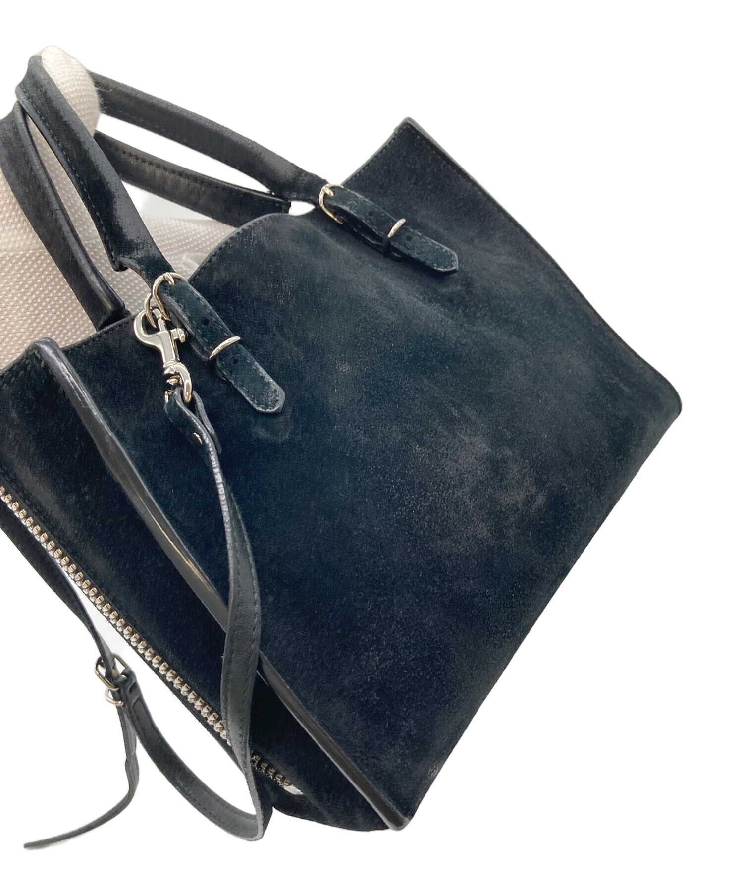 中古・古着通販】BALENCIAGA (バレンシアガ) ハラコ切替スウェード 