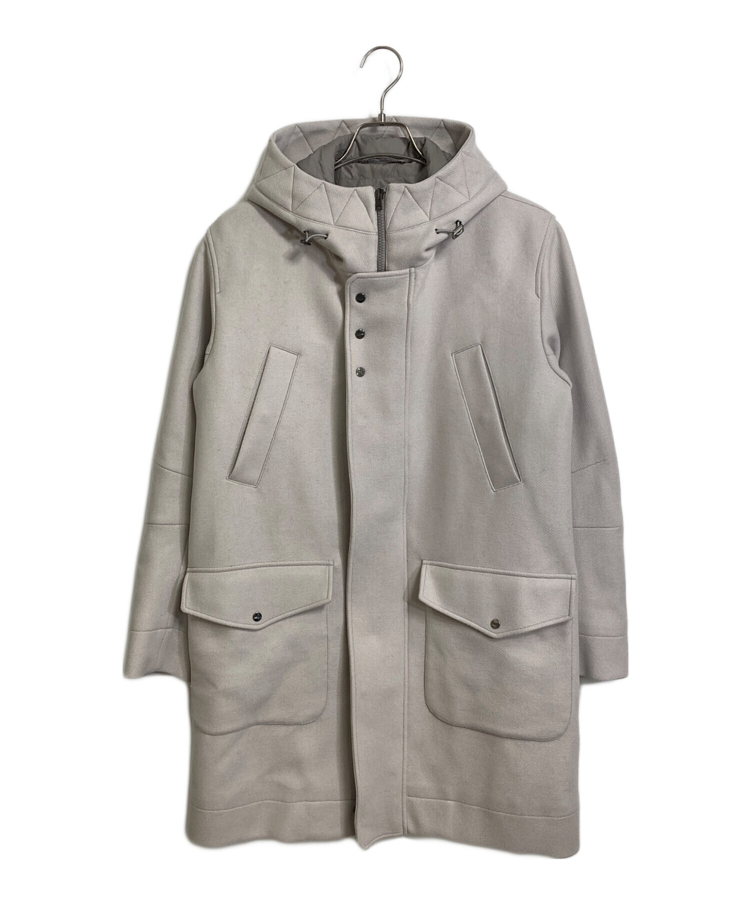 HERNO ヘルノResortウールフーデッド　コートサイズ50美品 中古・古着通販】HERNO (ヘルノ) フーデッドコート グレー サイズ:44