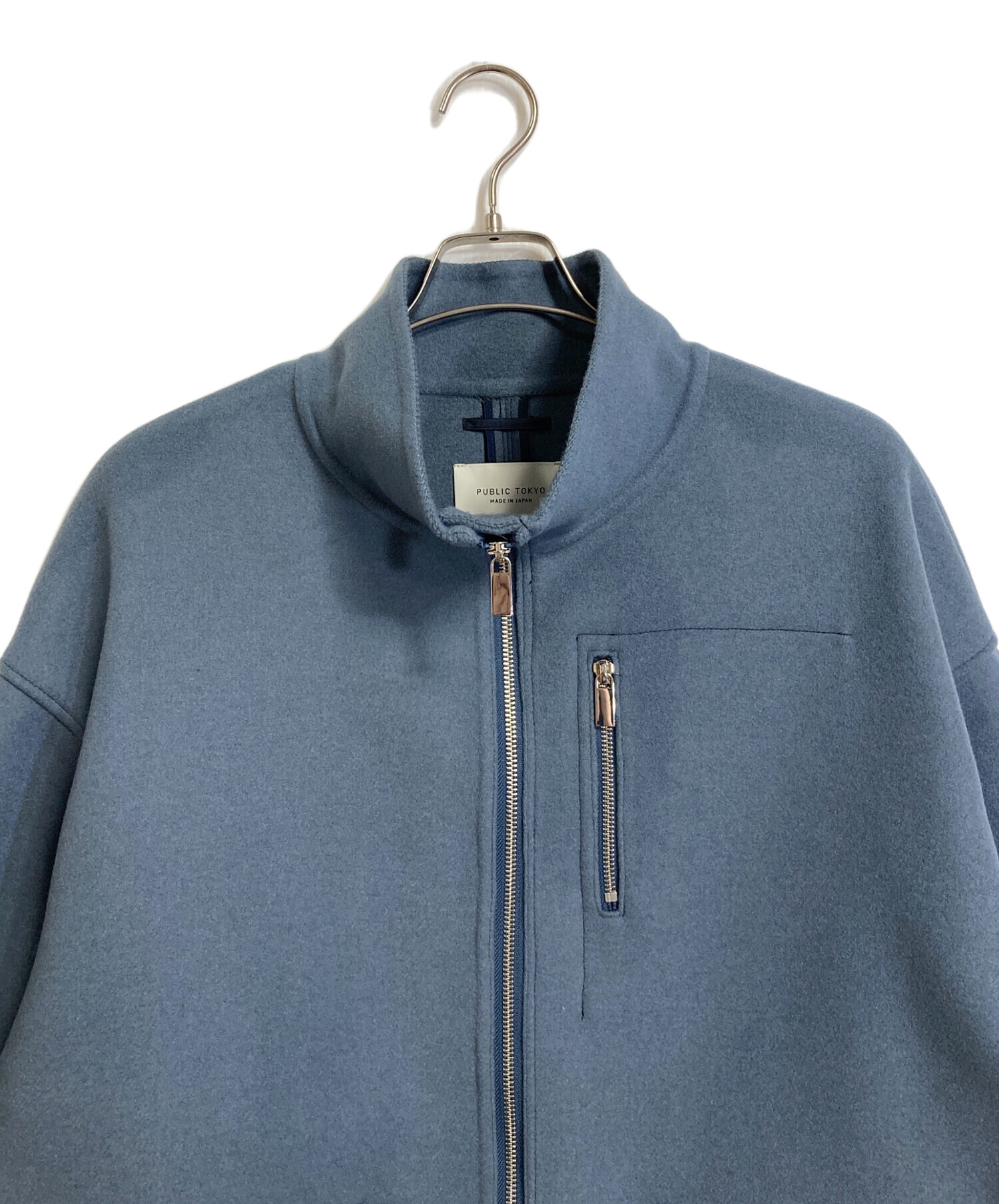 S140メルトンジップブルゾン PUBLIC TOKYO PUBLIC TOKYO S140メルトン