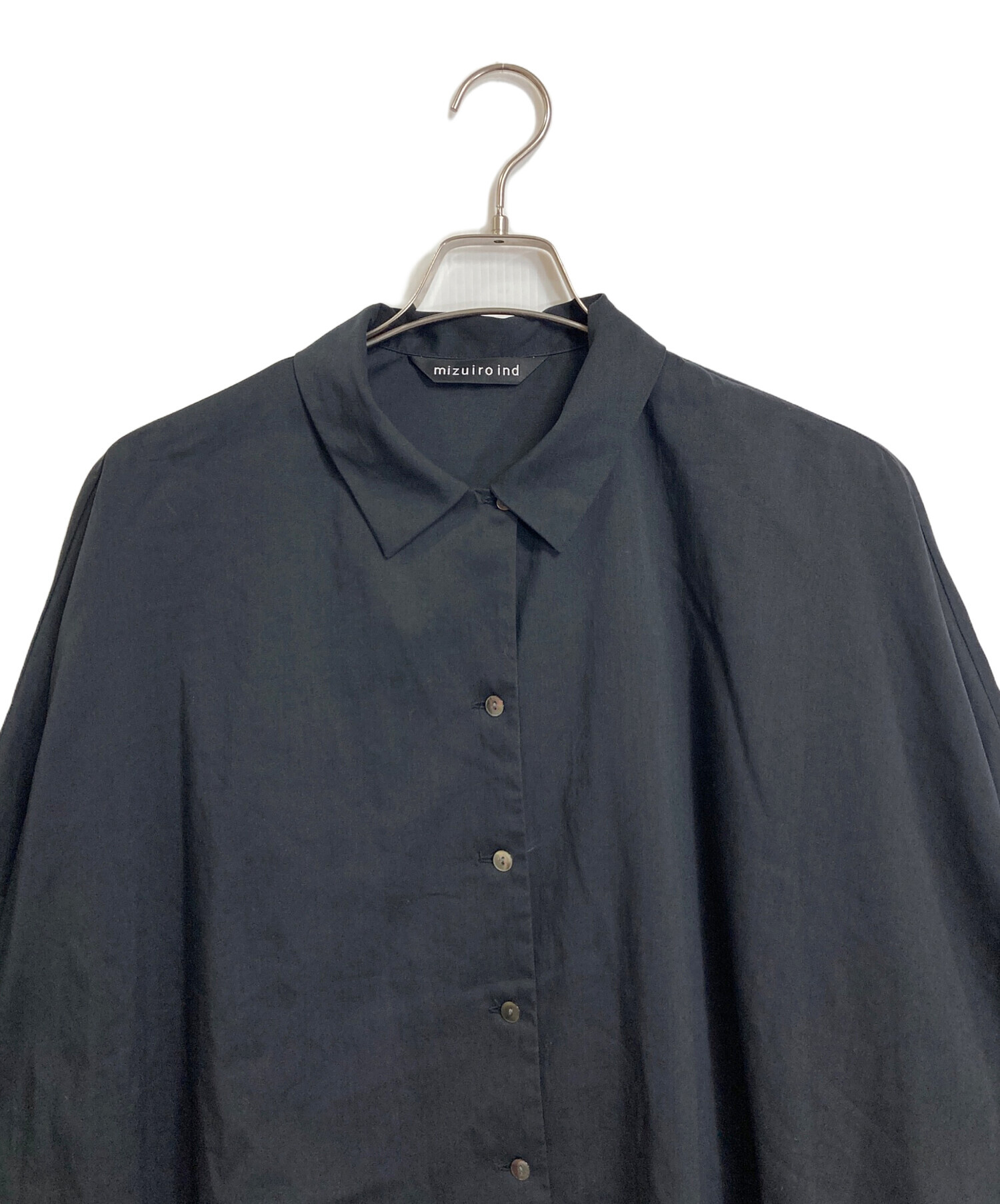 中古・古着通販】mizuiro-ind (ミズイロインド) リネン混シャツ