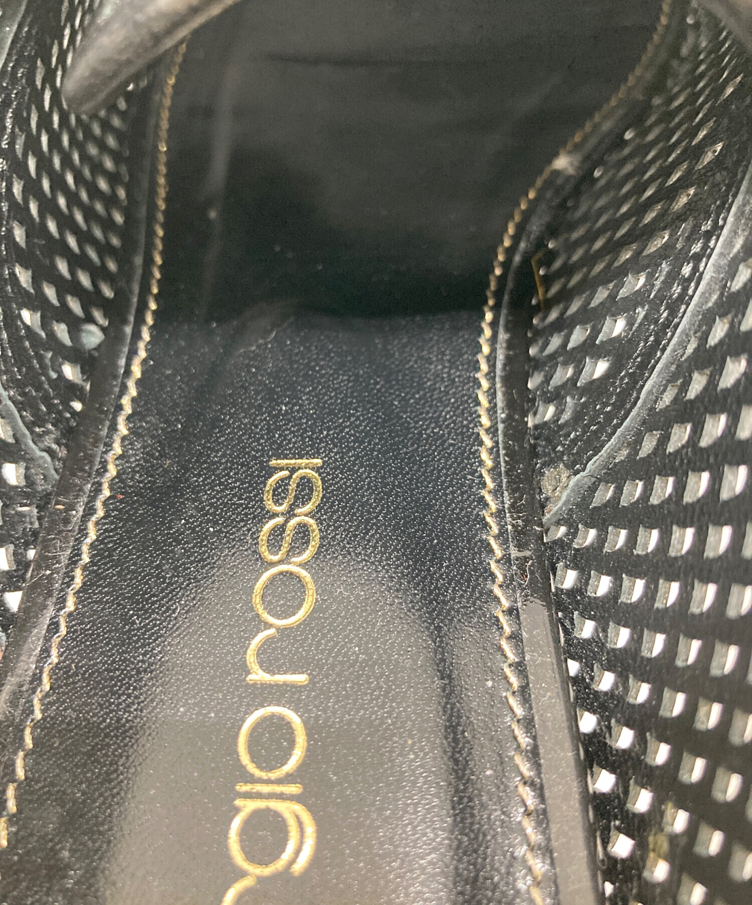 中古・古着通販】sergio rossi (セルジオロッシ) メッシュ レース 