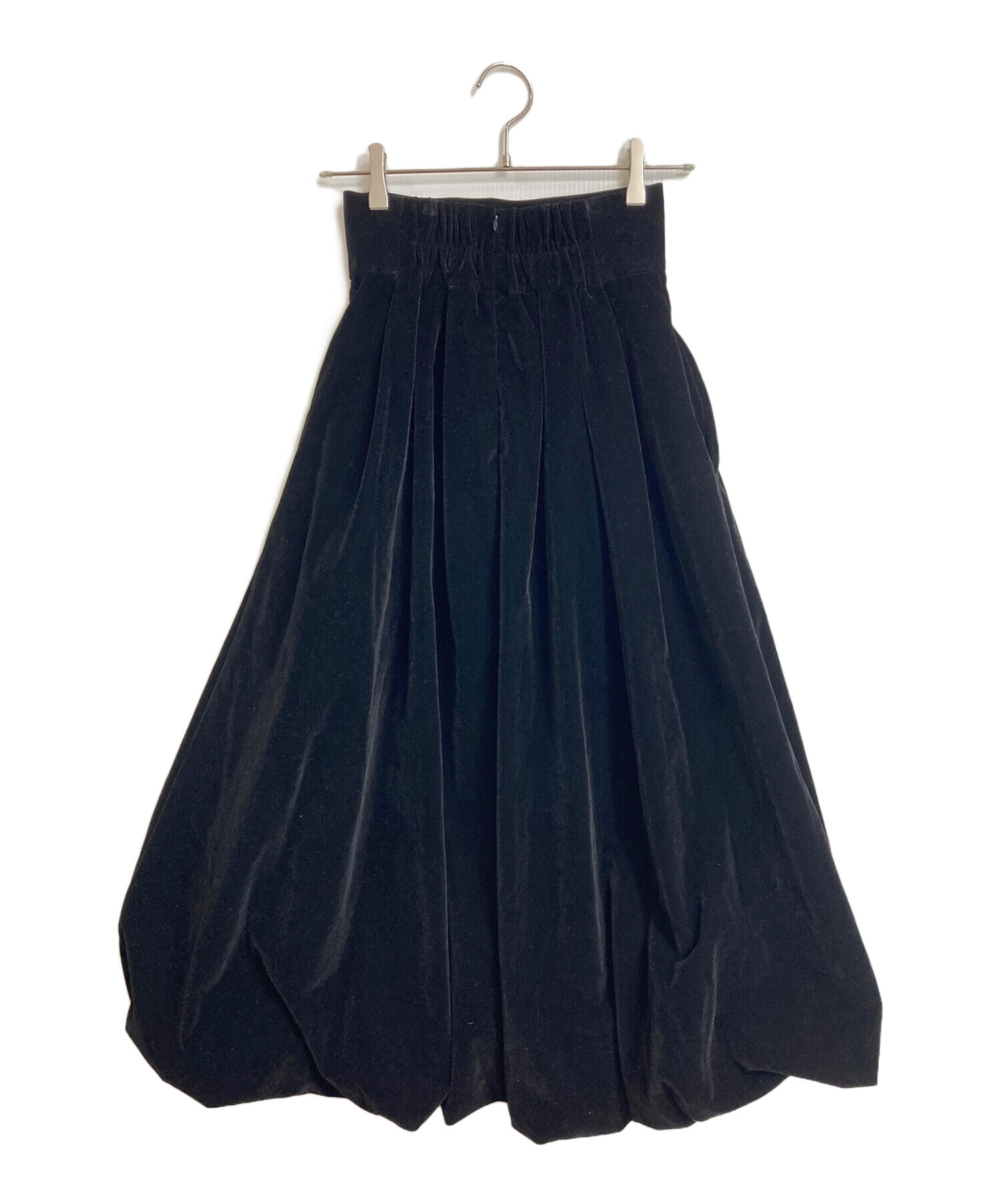 JENNE BB.ベロアバルーンスカートL ブラック JENNE（ジェンヌ）の「B.Bベロアバルーンスカート（スカート）」 - WEAR