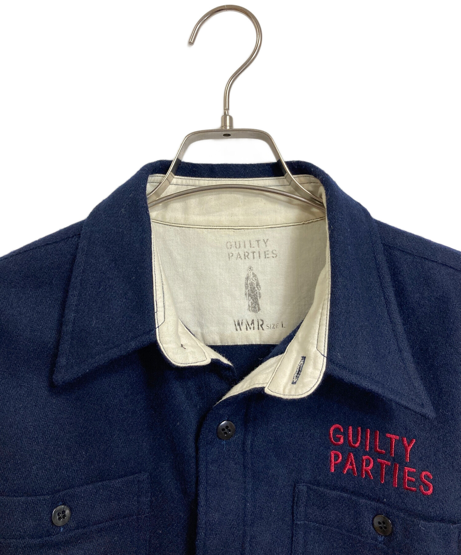 中古・古着通販】WACKO MARIA (ワコマリア) GUILTY PARTIES刺繍ウール 中古・古着通販】WACKO MARIA (ワコマリア) GUILTY PARTIES刺繍ウール