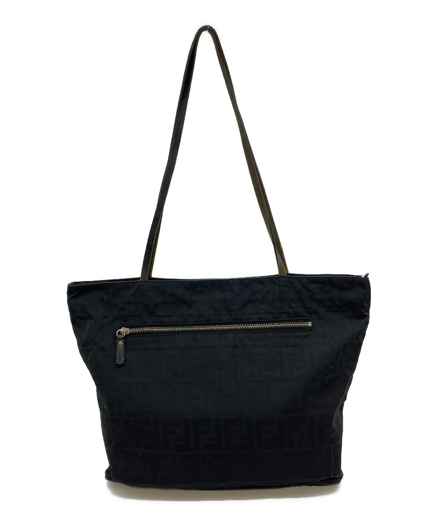中古・古着通販】FENDI (フェンディ) ズッカ柄ハンドバッグ ブラック