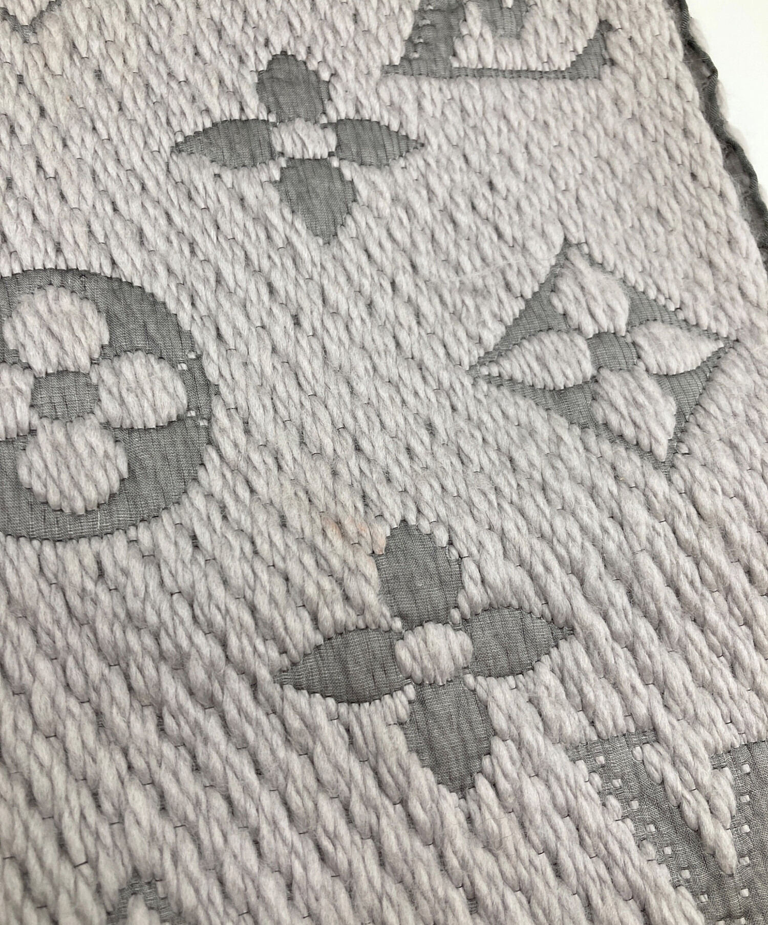 グレー ロゴパターン マフラー Louis Vuitton Louis Vuitton ロゴパターン マフラー グレー/ブラック 楽天市場
