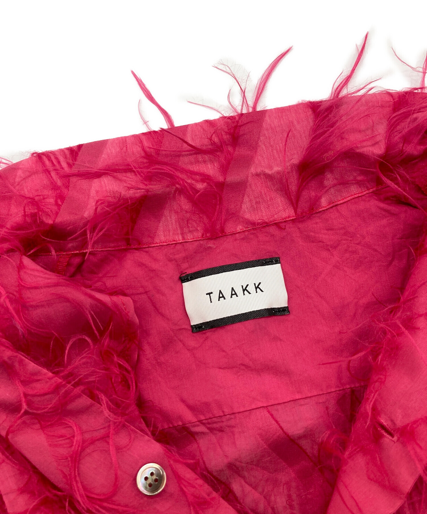 中古・古着通販】TAAKK (ターク) フリンジデザインシャツ TAAKK FRINGE