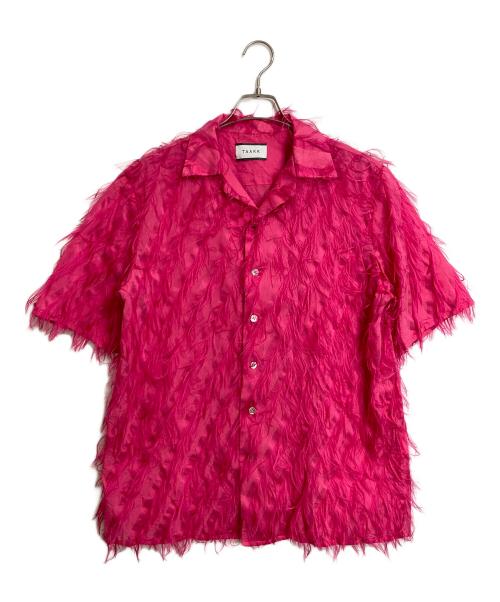 TAAKK　シャツ　3　ピンク　フリンジ 中古・古着通販】TAAKK (ターク) フリンジデザインシャツ TAAKK FRINGE