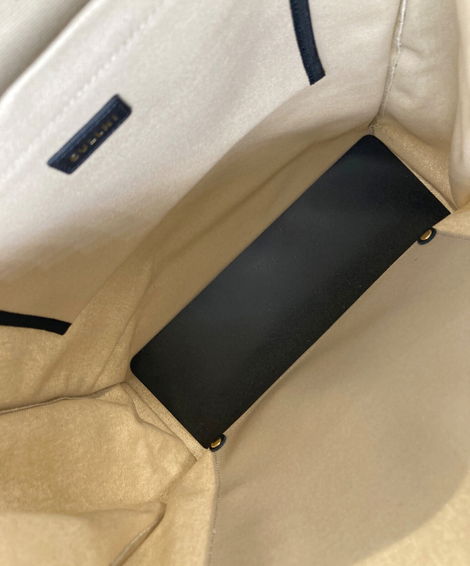 中古・古着通販】CULLNI (クルニ) Leather Pocket キャンバス トート 