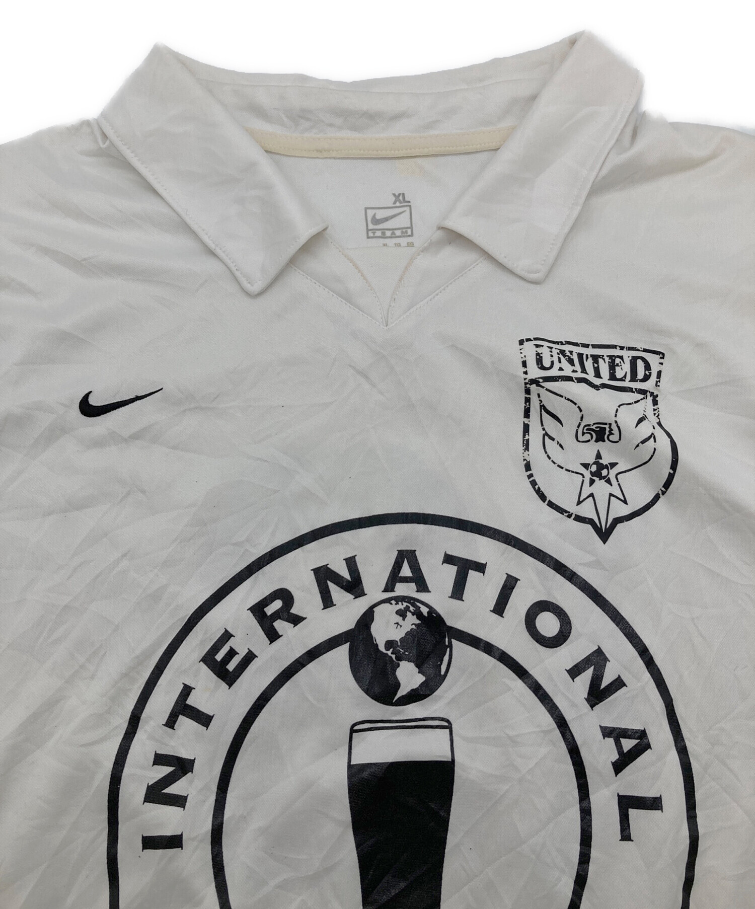 NIKE イギリス製　ゲームシャツ　ユーロナイキ 中古・古着通販】NIKE (ナイキ) 【古着】00'Sゲームシャツ プリント