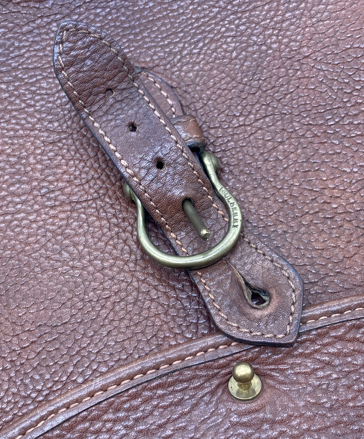 中古・古着通販】MULBERRY (マルベリー) 【OLD】レザーブリーフケース 