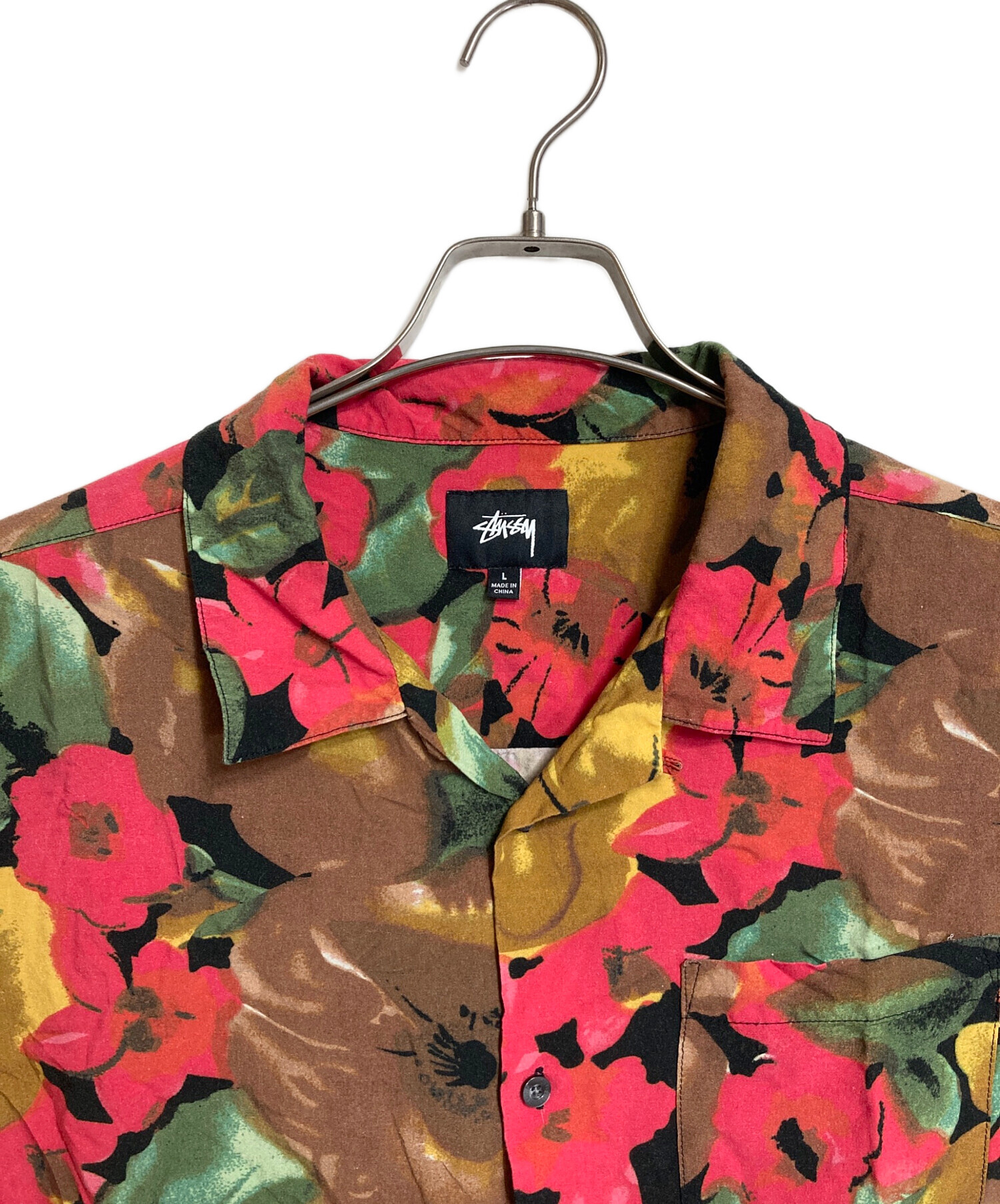 中古・古着通販】stussy (ステューシー) ボタニカルアロハシャツ