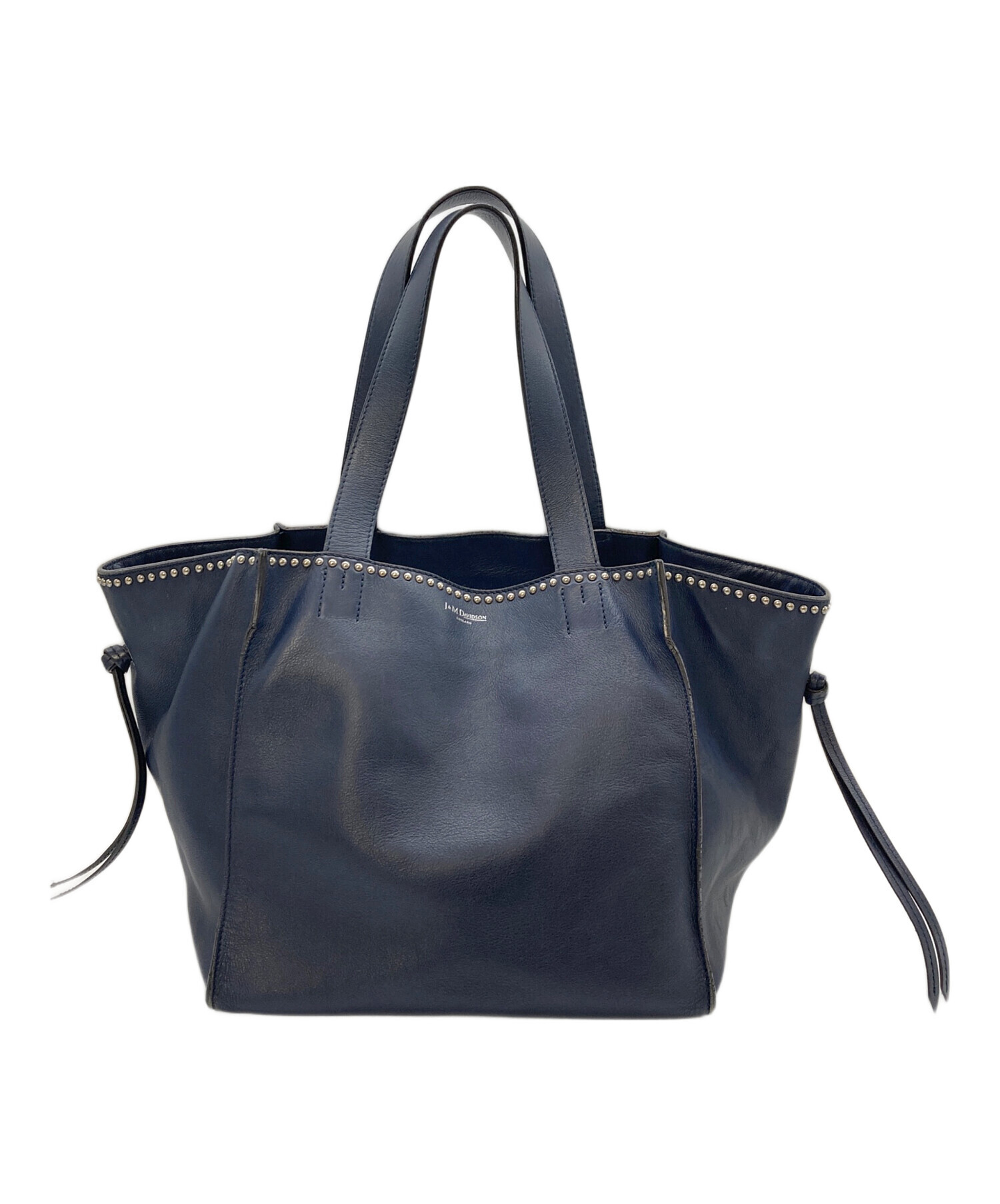 J&M Davidson トートバッグ ハンドバッグ ネイビー