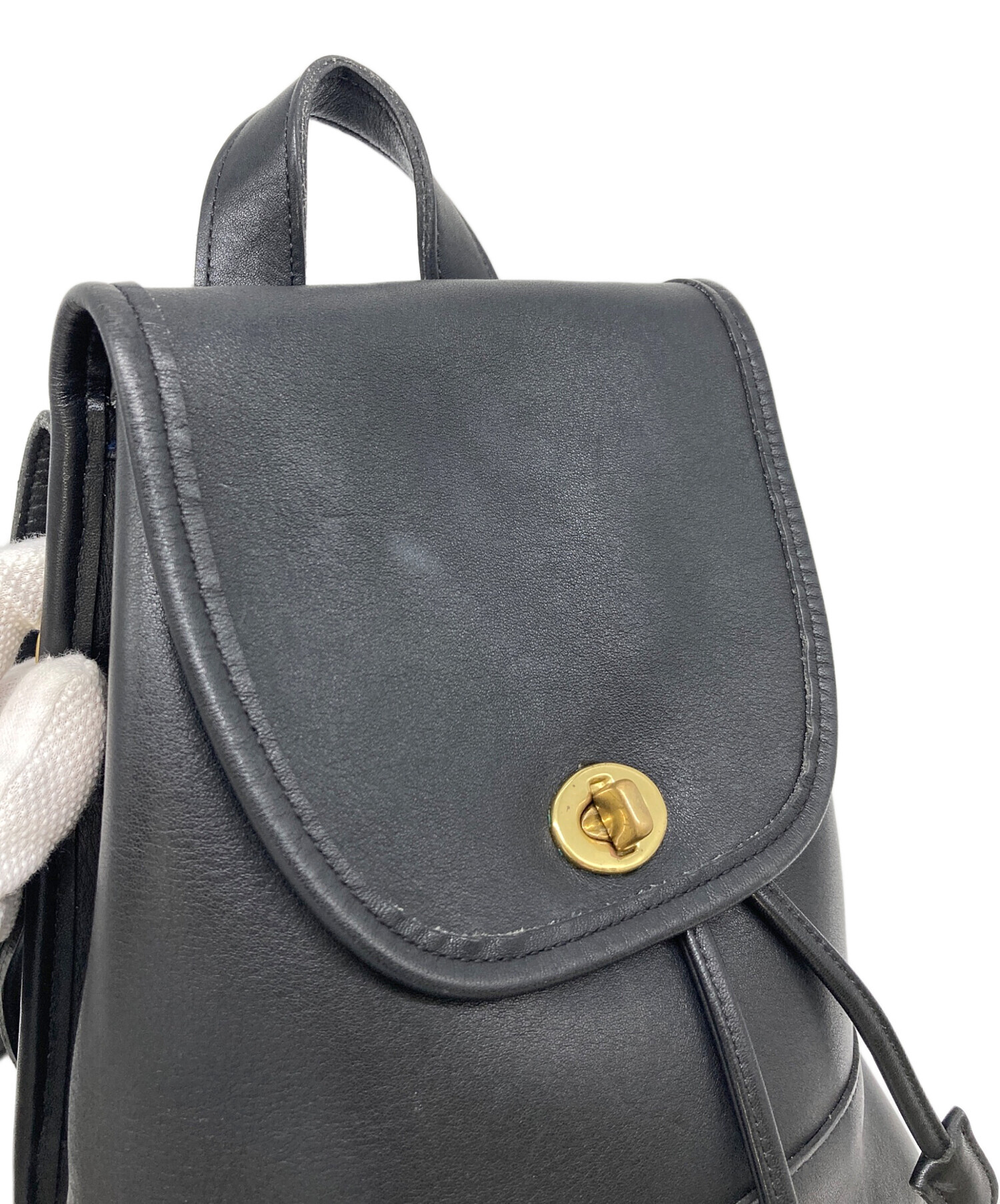 中古・古着通販】COACH (コーチ) レザーリュック OLD COACH オールド