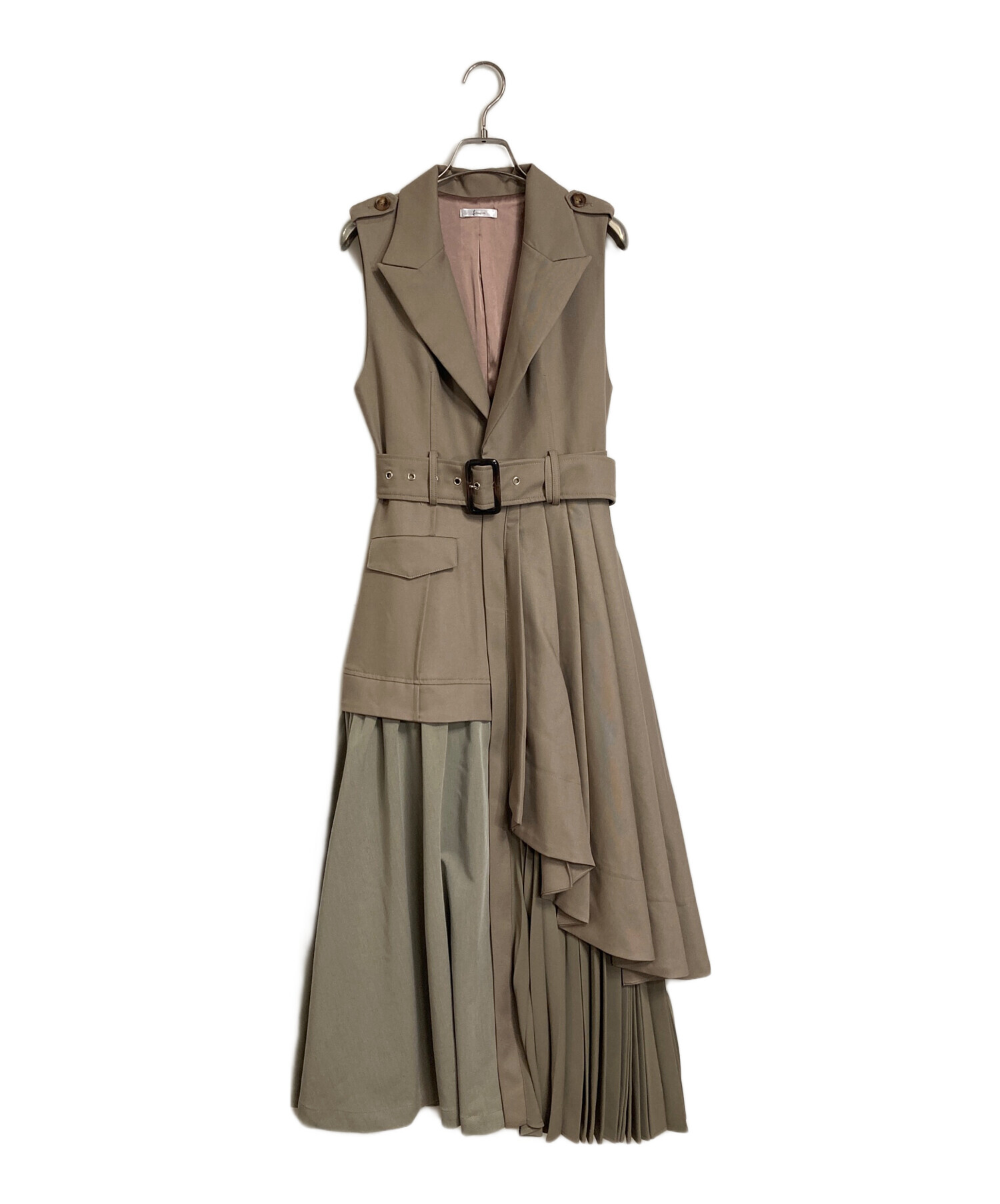 中古・古着通販】Lumier (リュミエ) yukko (ユッコ) ASYMMETRY GILET