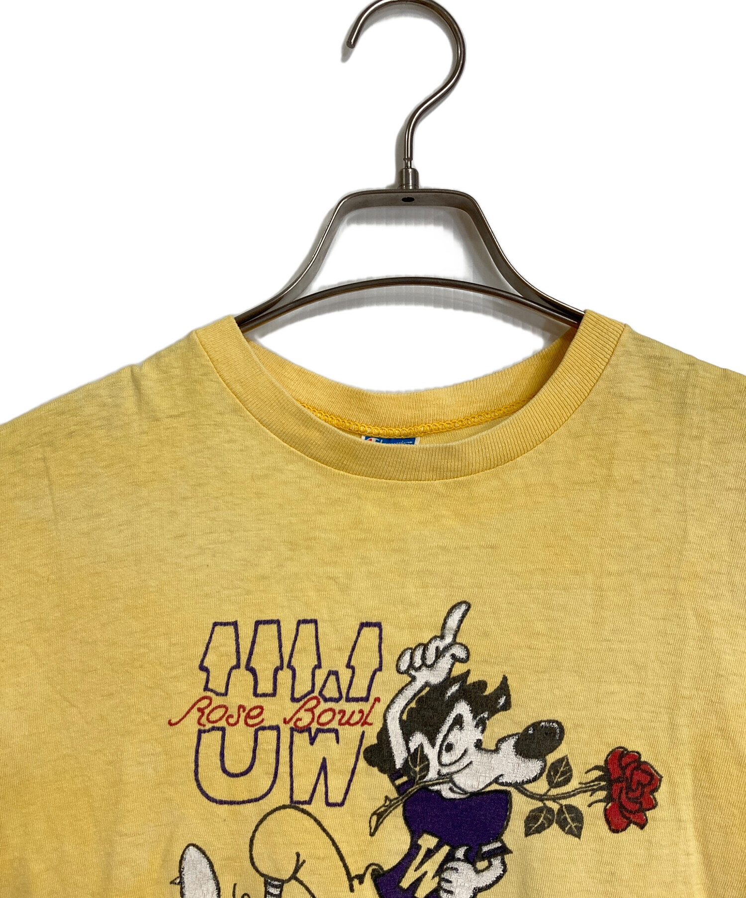 ▪️70’s【レイさん(✿︎´ ꒳ ` )専用】CHAMPION TEE 中古・古着通販】Champion (チャンピオン) 70`sフットボールTee