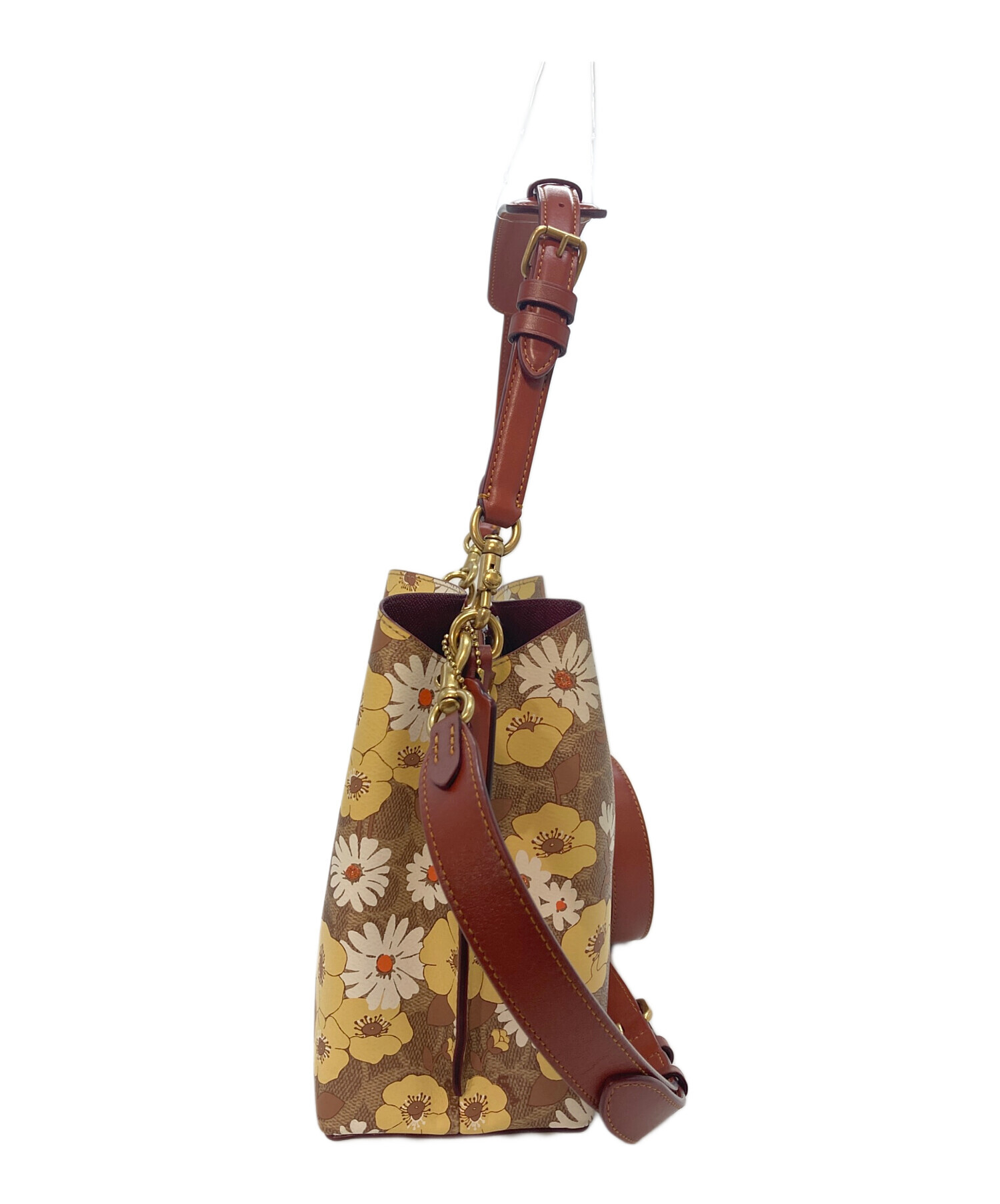 中古・古着通販】COACH (コーチ) ウィロウ 花柄 シグネチャー 2WAY 