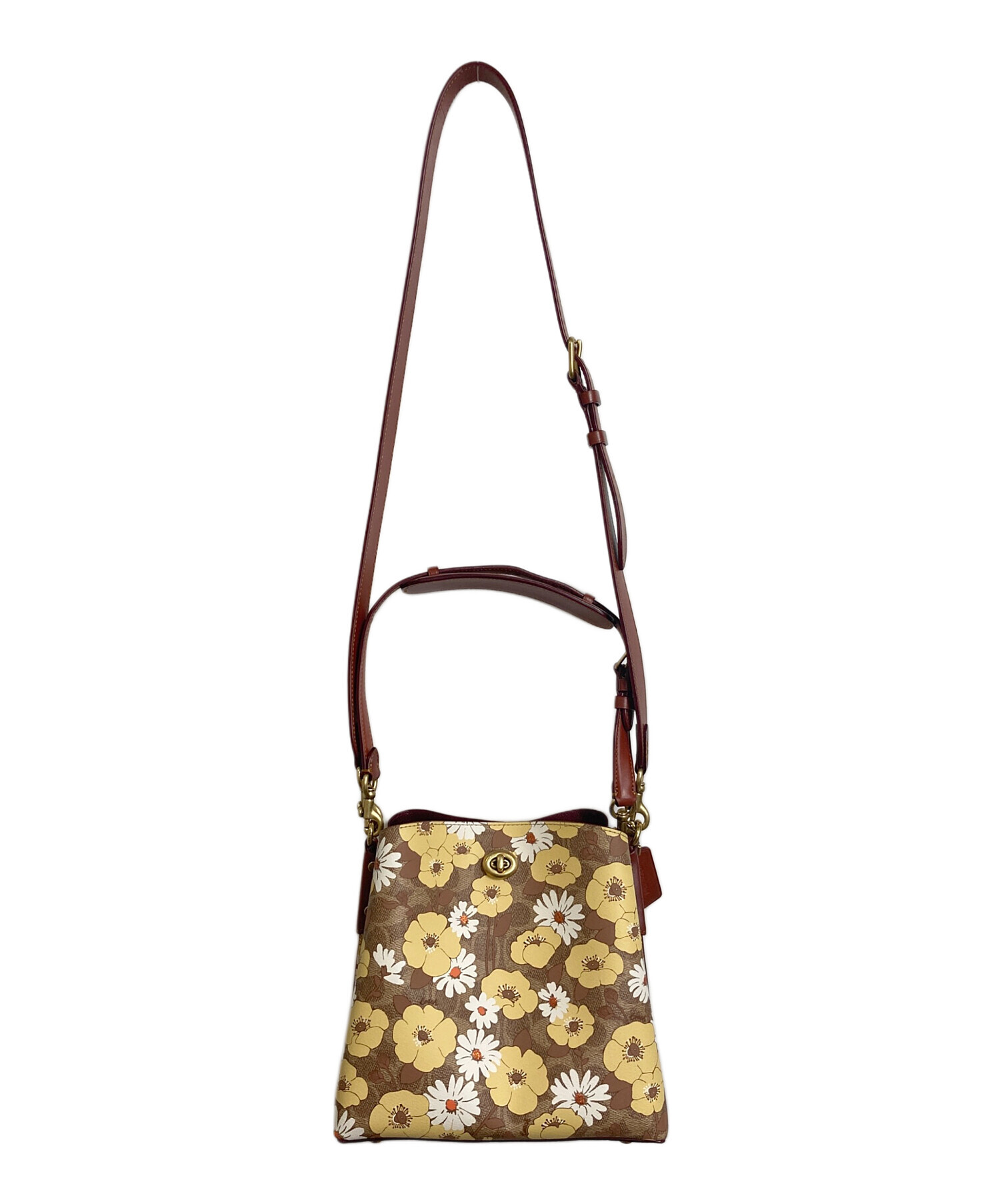 中古・古着通販】COACH (コーチ) ウィロウ 花柄 シグネチャー 2WAY 
