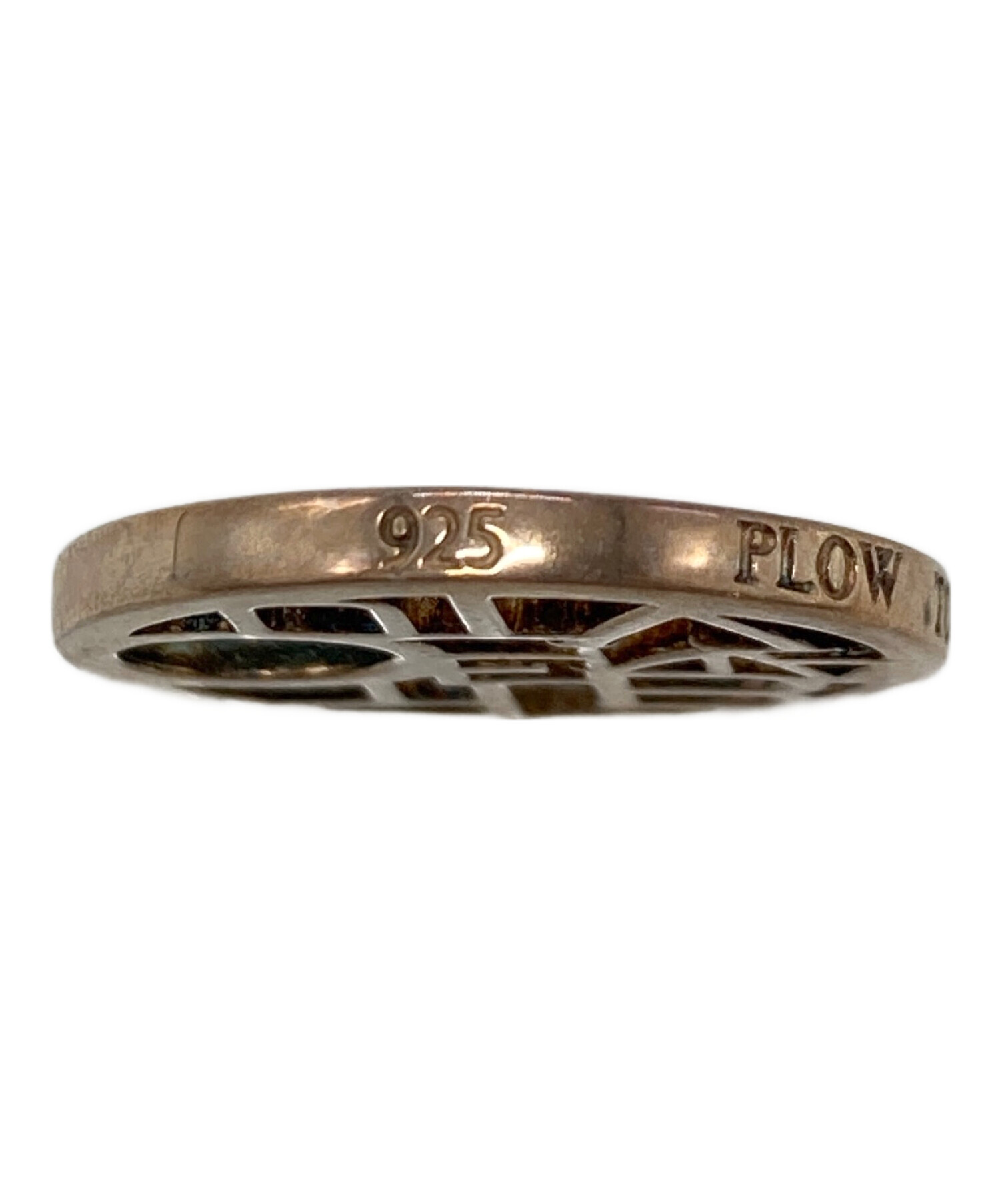 中古・古着通販】PLOW (プラウ) Lettering Circleネックレストップ 