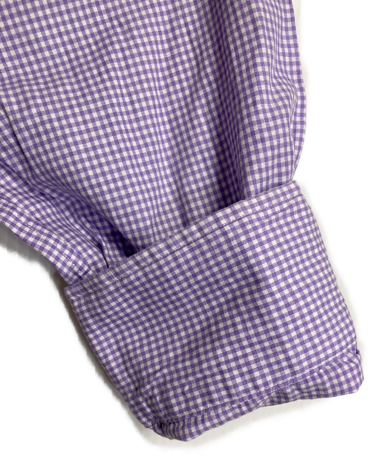 極美品　ラルフローレン　パープルチェックシャツ Ralph Lauren - 極美品 ラルフローレン パープルチェックシャツの通販